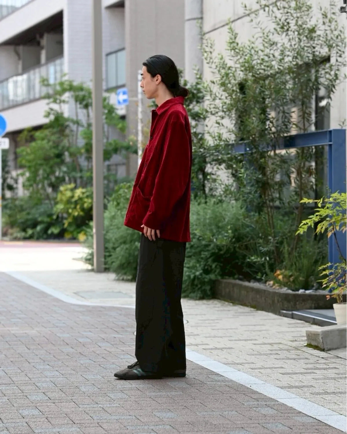blurhms / Velvet Work Jacket (BHS25F027Vel)