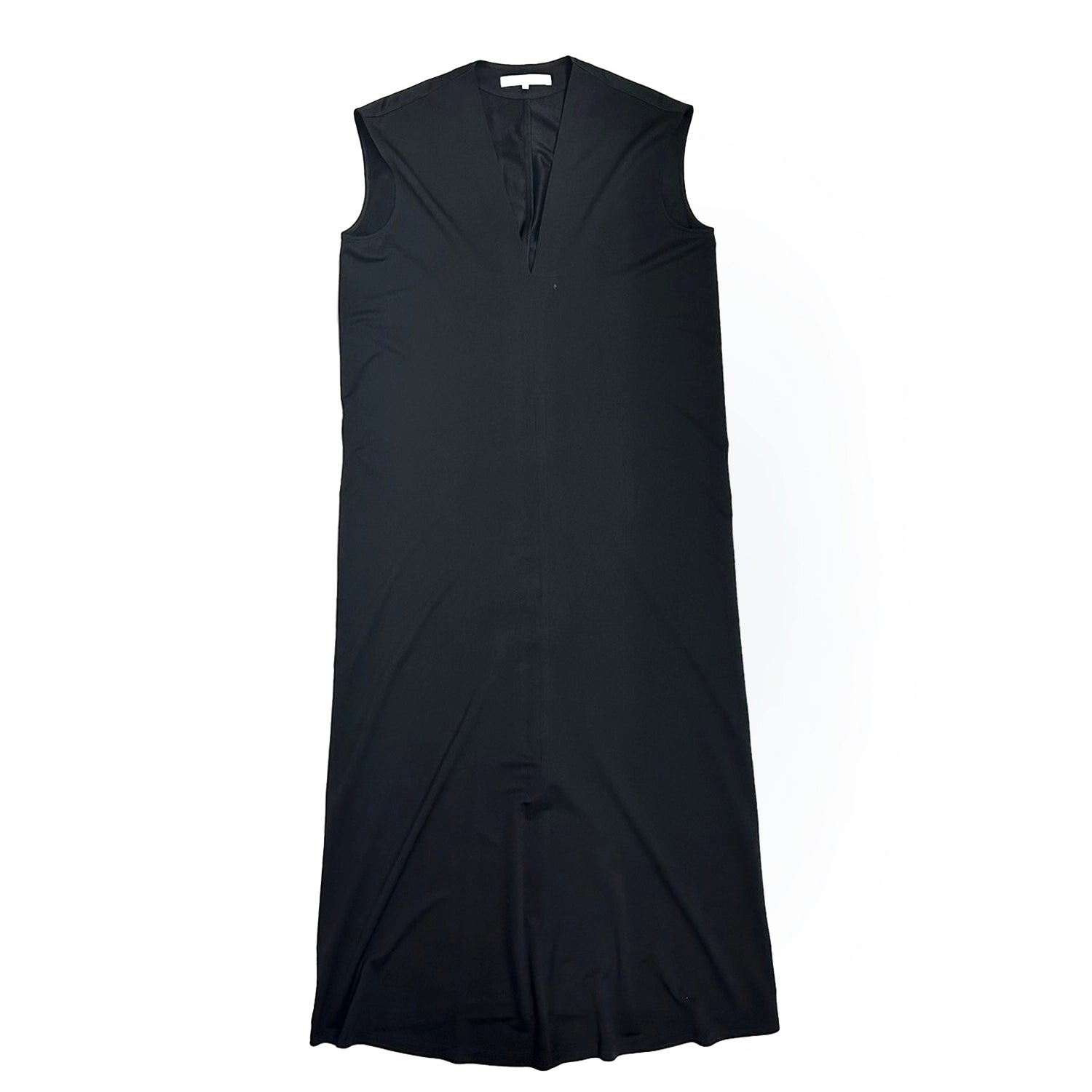 08sircus の Cupro jersey v-neck sleeveless dress