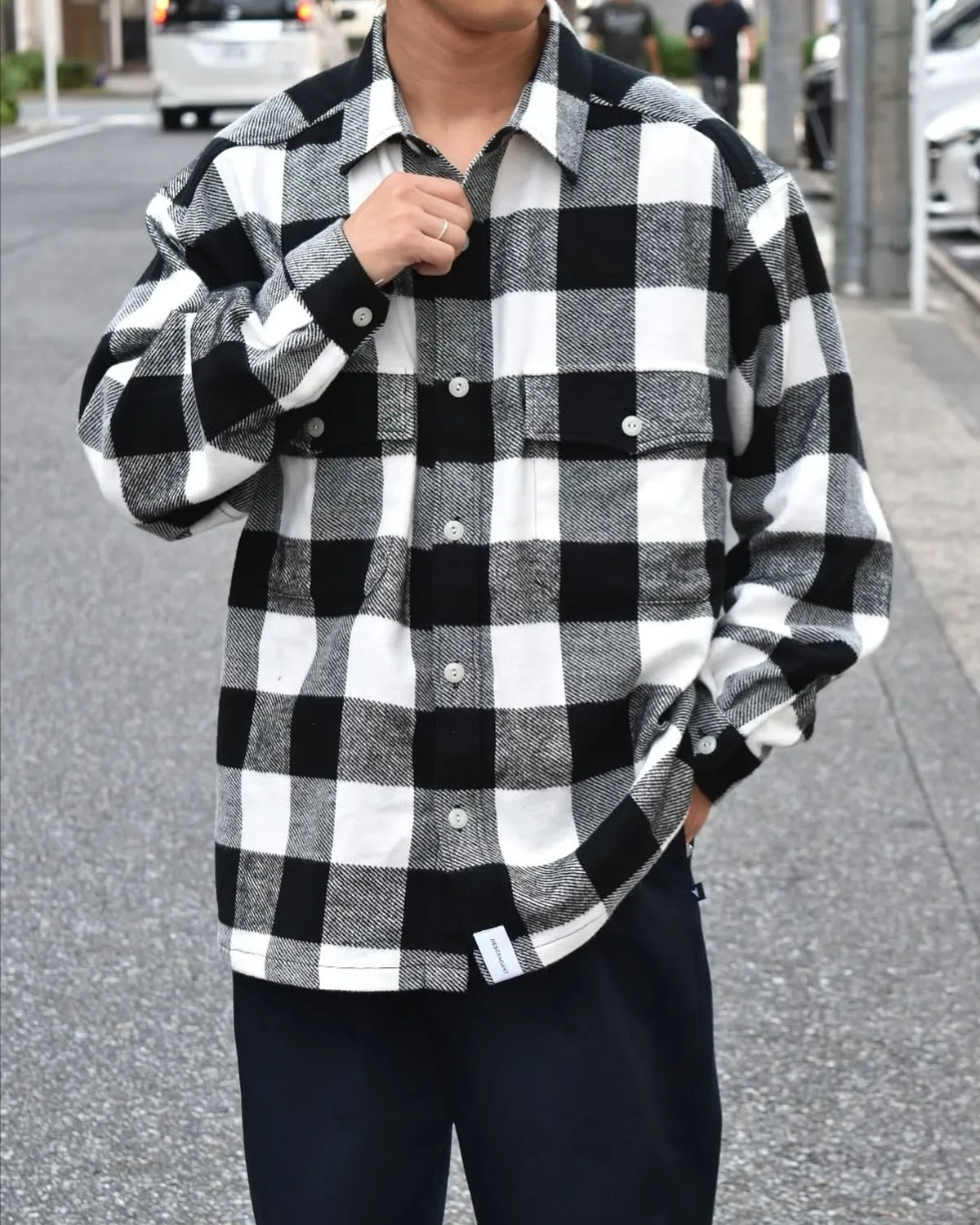 DESCENDANT / VANNING PLAID LS SHIRT (252TQDS-SHM05)