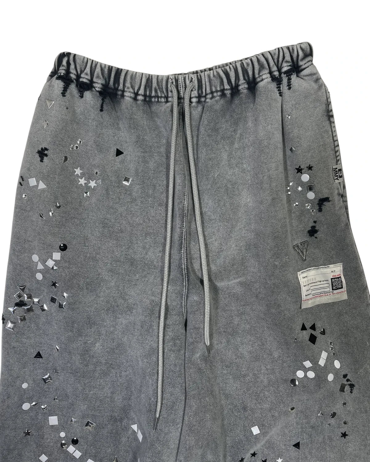 Maison MIHARA YASUHIRO / EMBELLISH BLEACH PANTS (A15PT563)