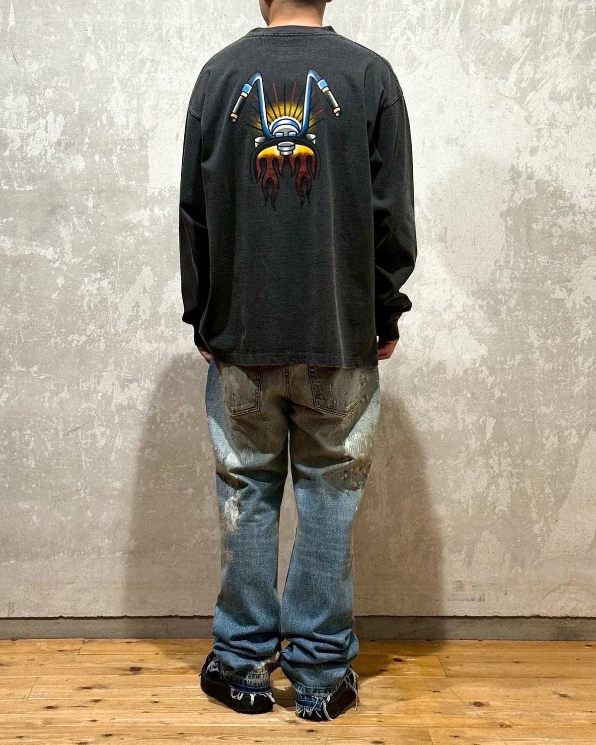 LASTMAN / LS PRINTED TEE ""FLASH"" (252LM-CT12)