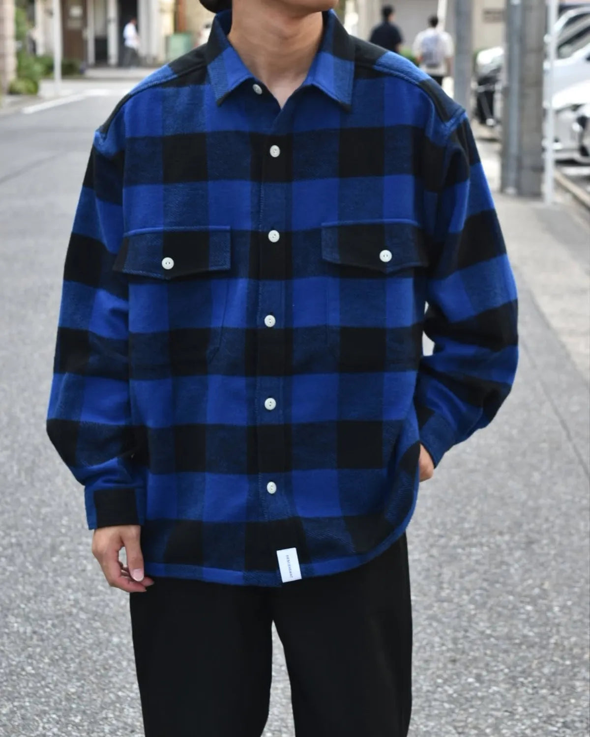 DESCENDANT / VANNING PLAID LS SHIRT (252TQDS-SHM05)