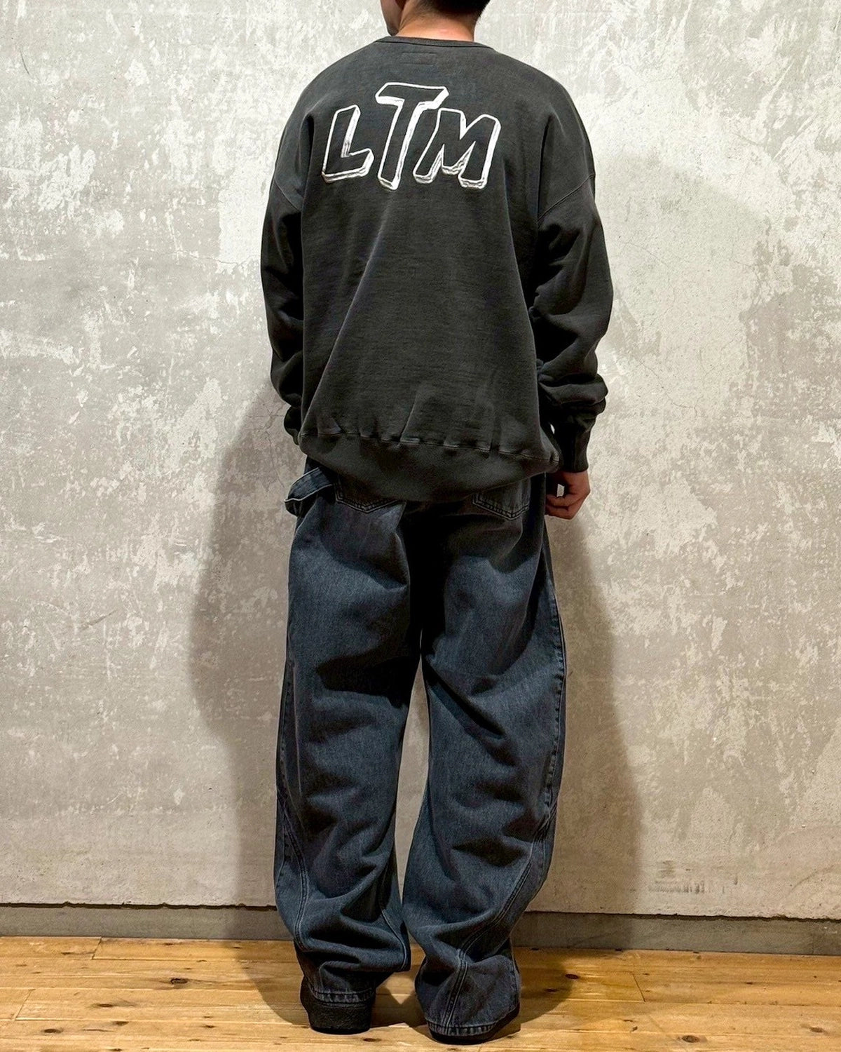LASTMAN / EMBROIDERED CREW NECK "LTM" (252LM-CT13)
