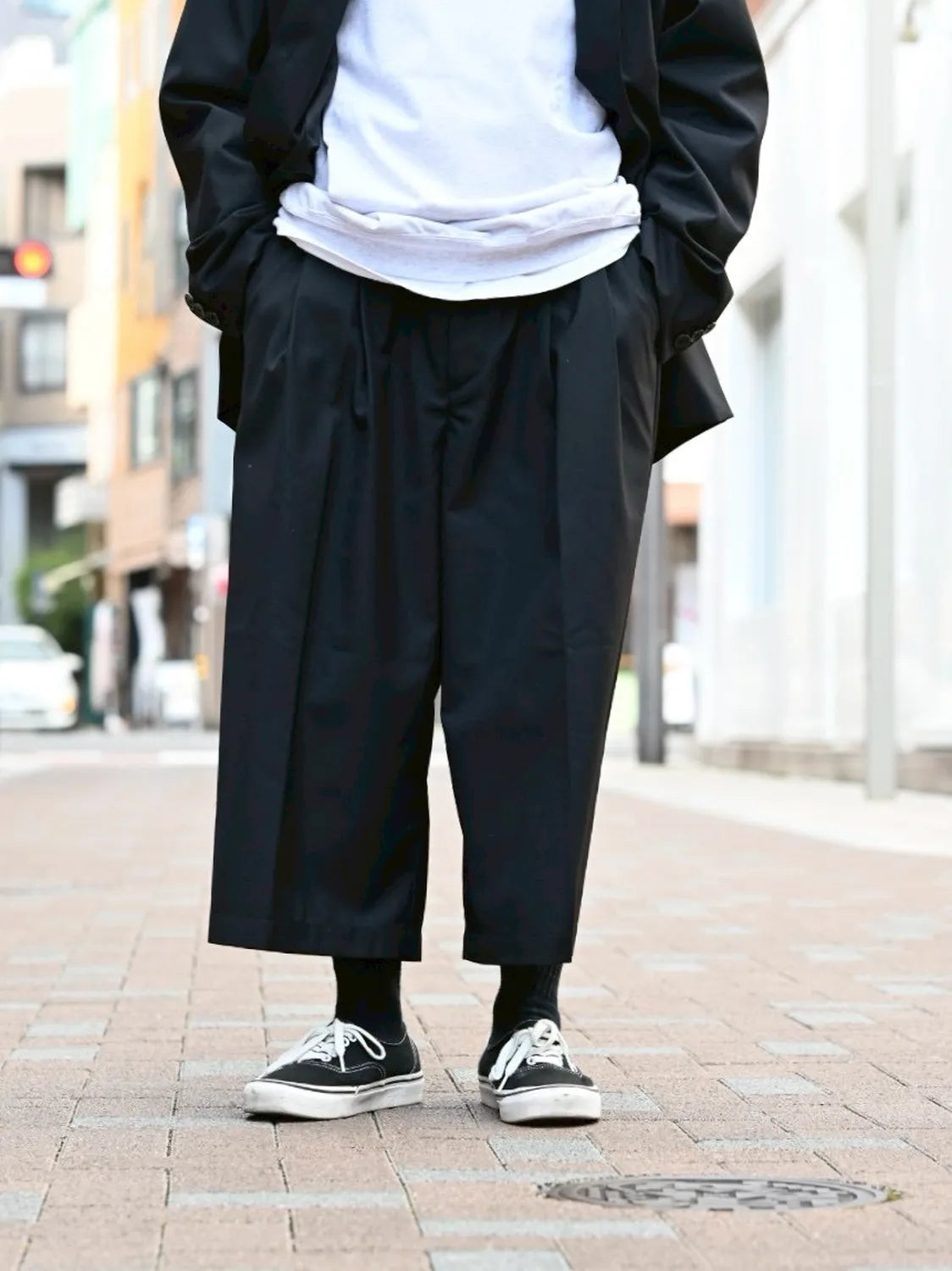 COOTIE PRODUCTIONS® / T/W Saxony Shin Cut Wide Easy Trousers (CTE-25A108)
