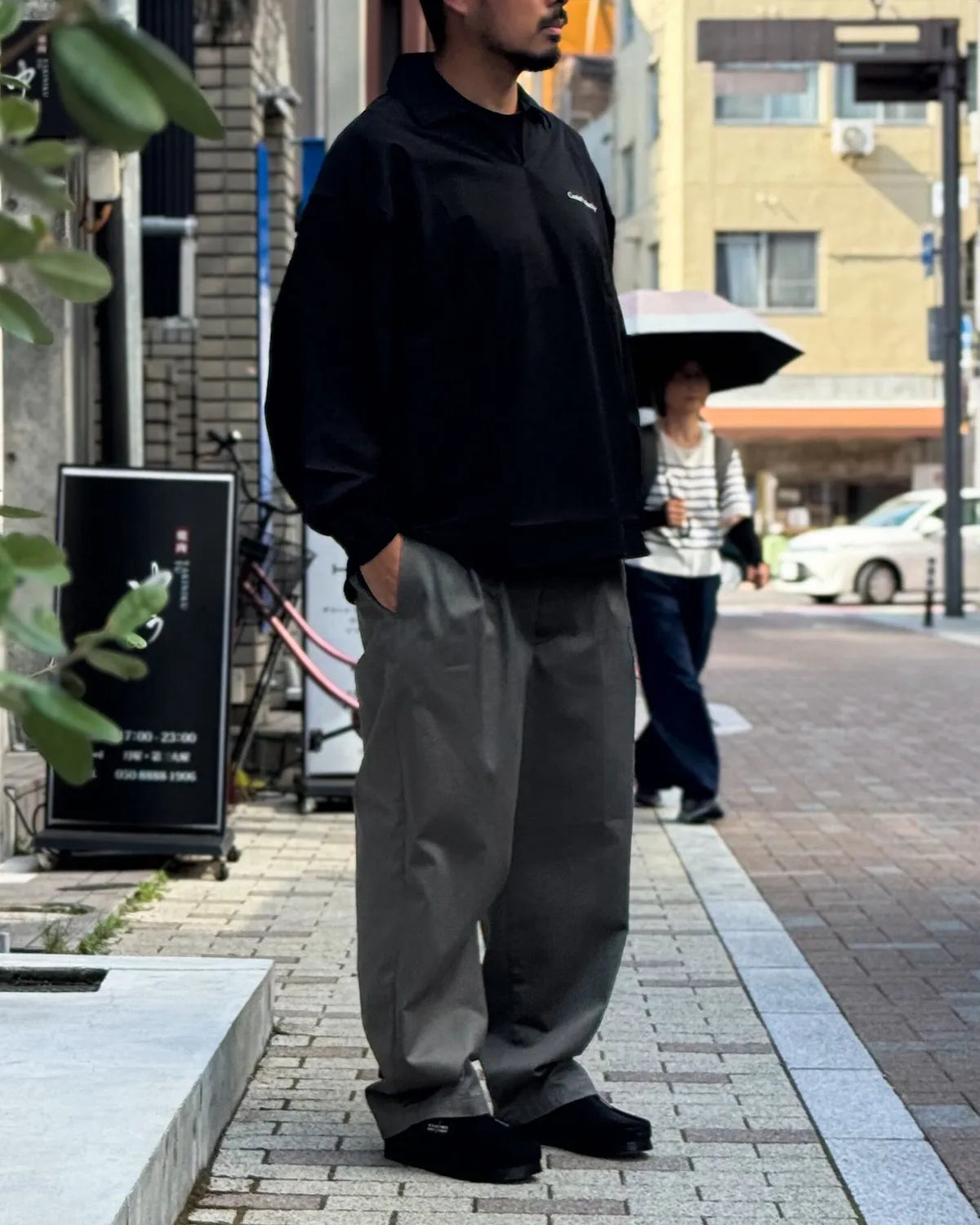 COOTIE PRODUCTIONS / Cotton Gabardine L/S Skipper Shirt (CTE-26S422)