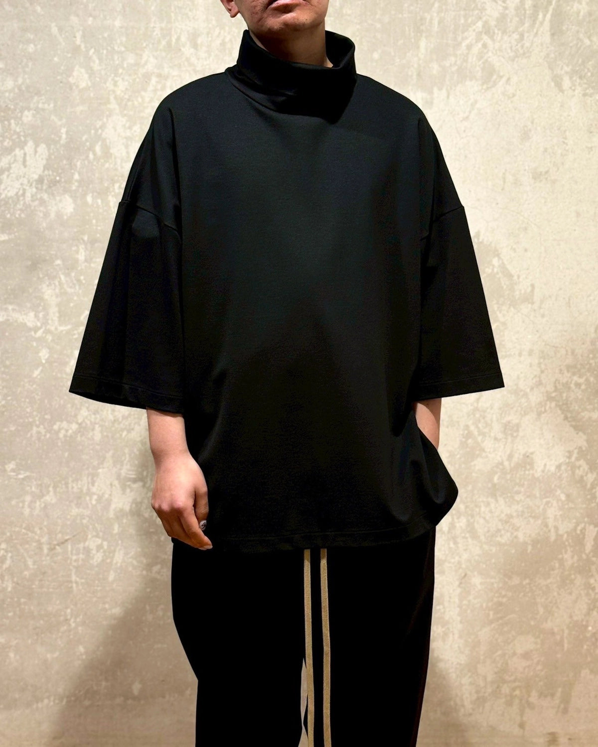 FEAR OF GOD / High Neck Short Sleeve Shirt (FGE250-519VIS)