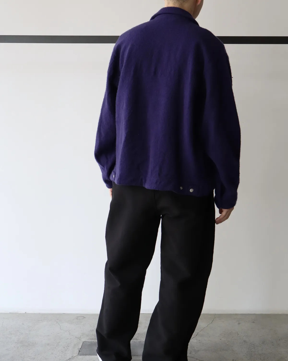 COMOLI / 縮絨ウール ジップショートジャケット (C03-01022)