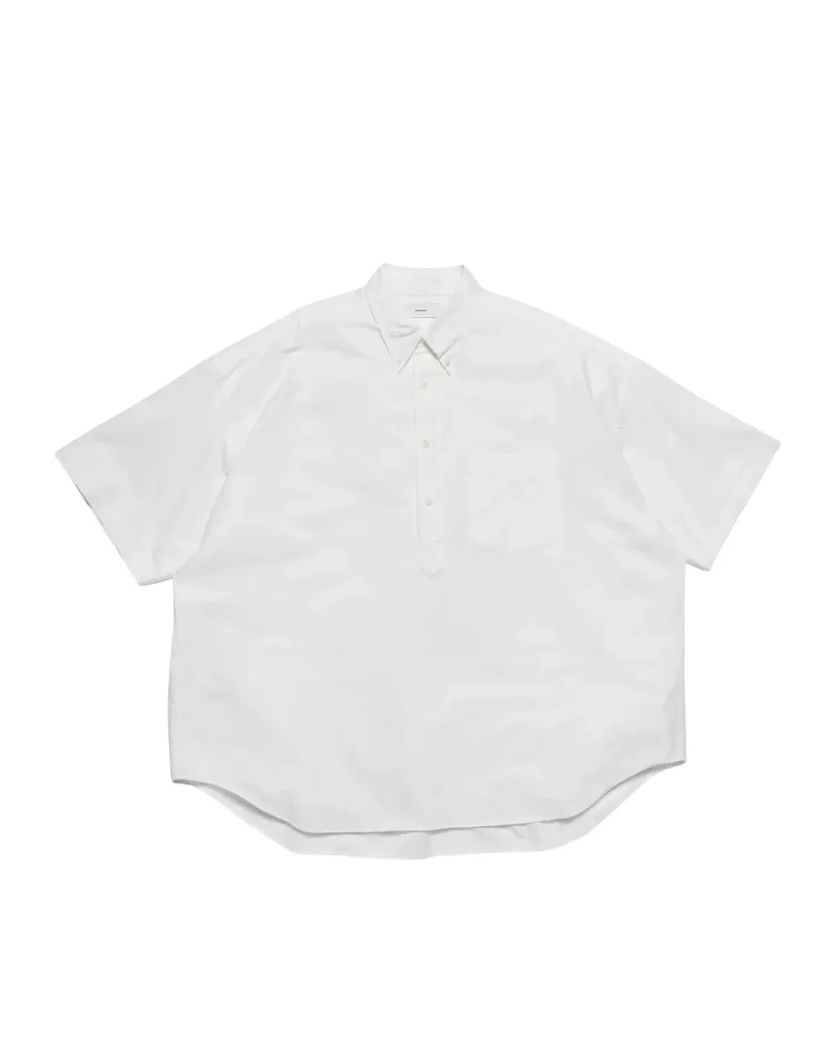 Graphpaper / Oxford S/S Oversized B.D Pullover Shirt (GM252-50077B)