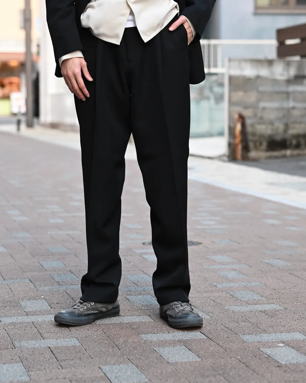 WACKO MARIA × DORMEUIL / SINGLE BREASTED JACKET -TYPE-7- & PLEATED TROUSERS -TYPE-2- (25FW-WMO-SU07)