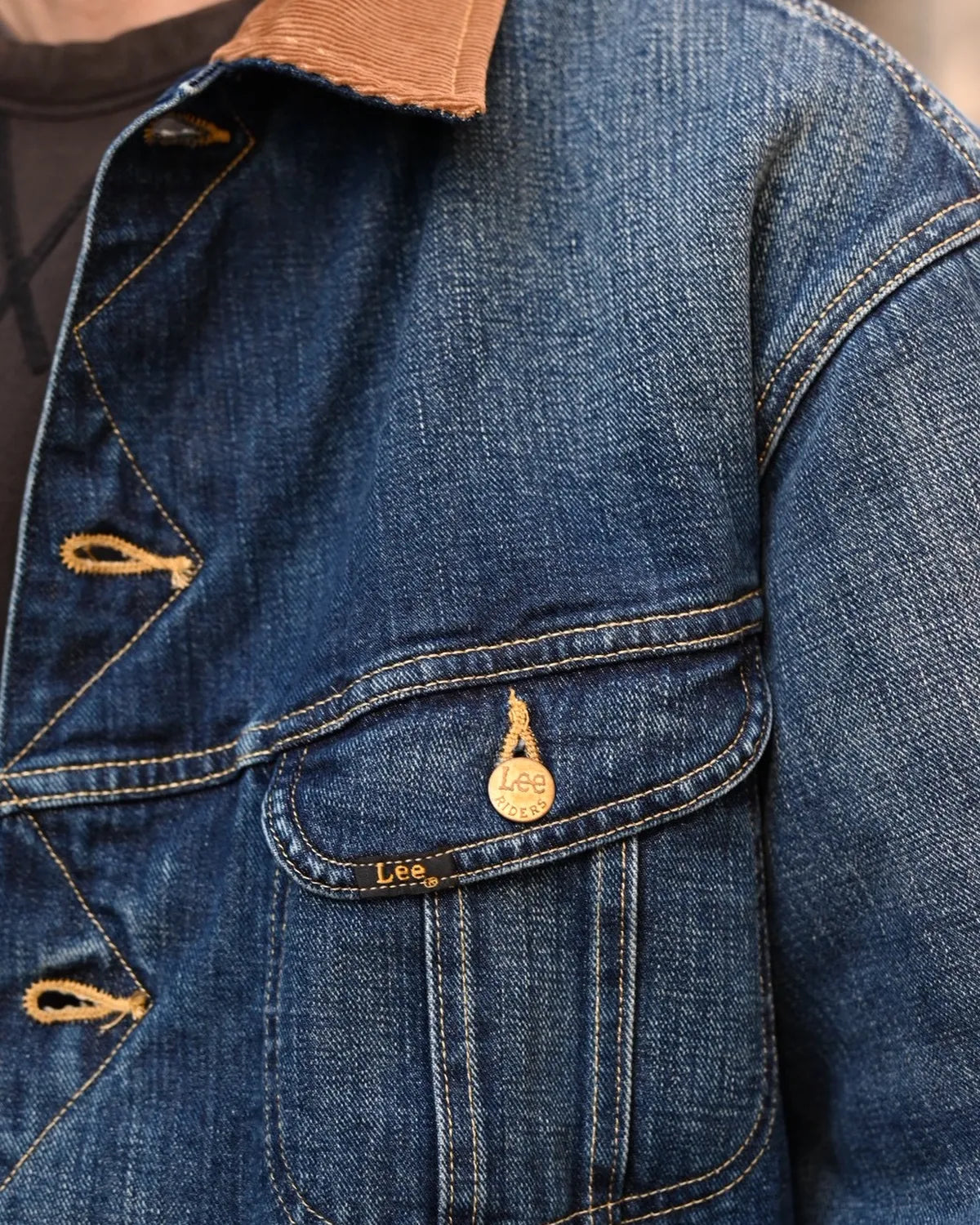 STANDARD CALIFORNIA × Lee / SD Storm Rider Denim Jacket 101LJ Vintage Wash (OUDLA520)