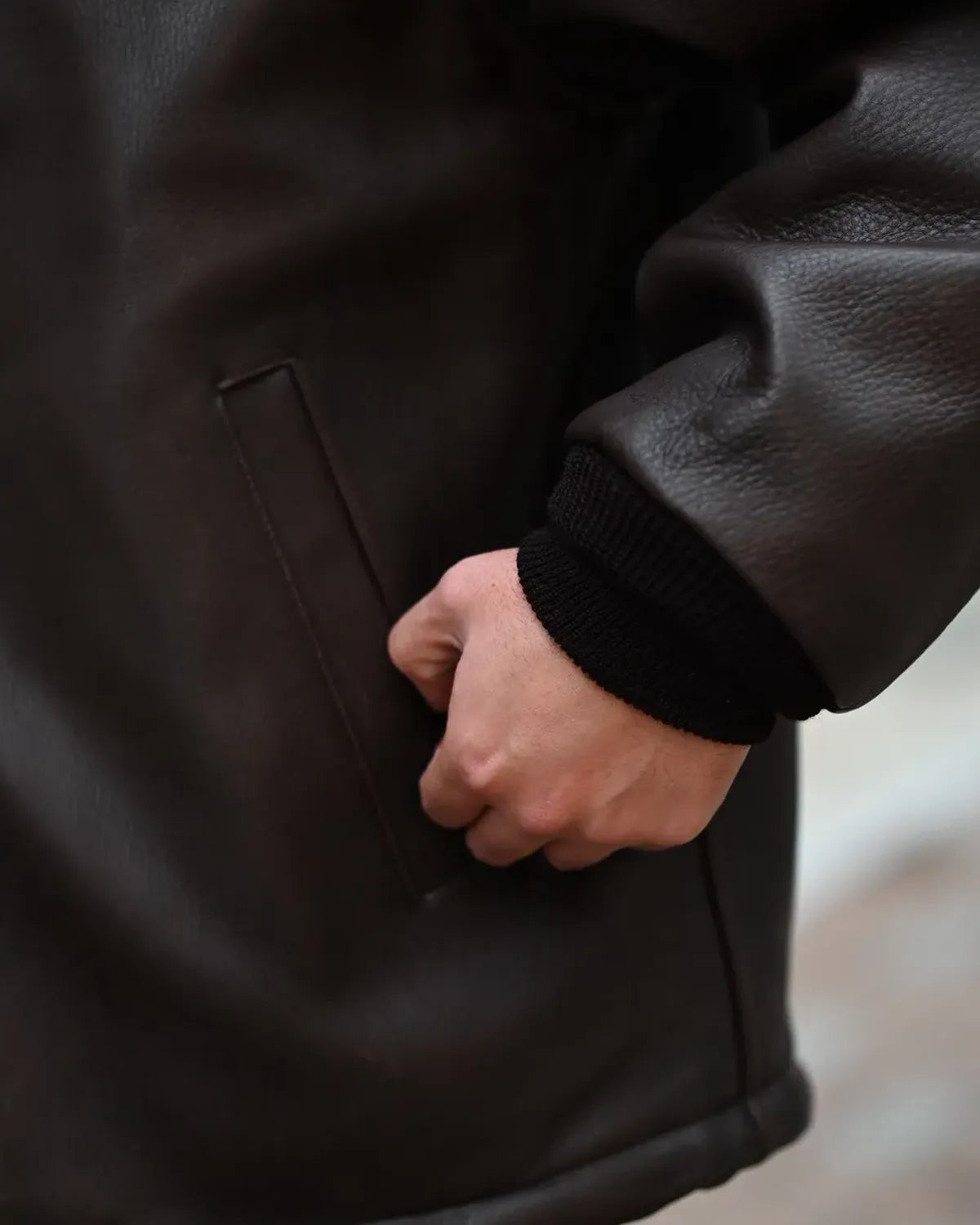 WACKO MARIA / LEATHER BOA JACKET (25FW-WMO-BL01)