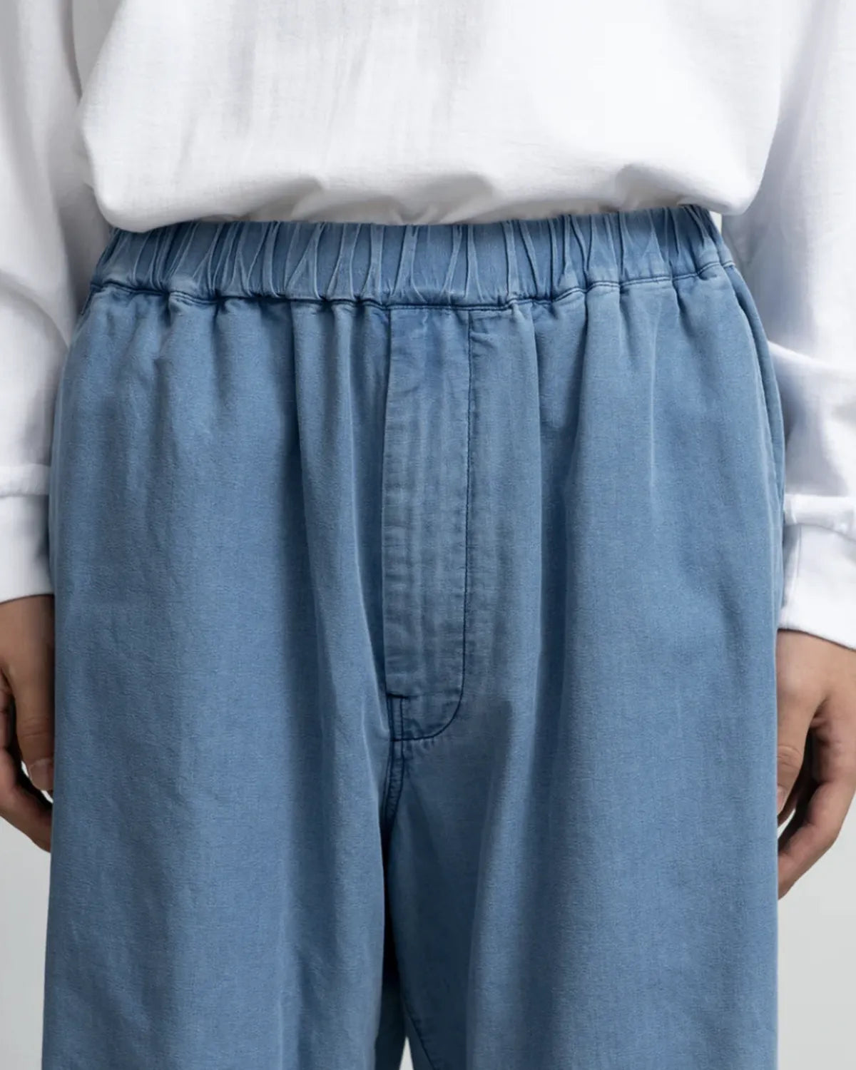 Graphpaper / SIDOGRAS indigo Poplin Track Shorts (GM252-40048)