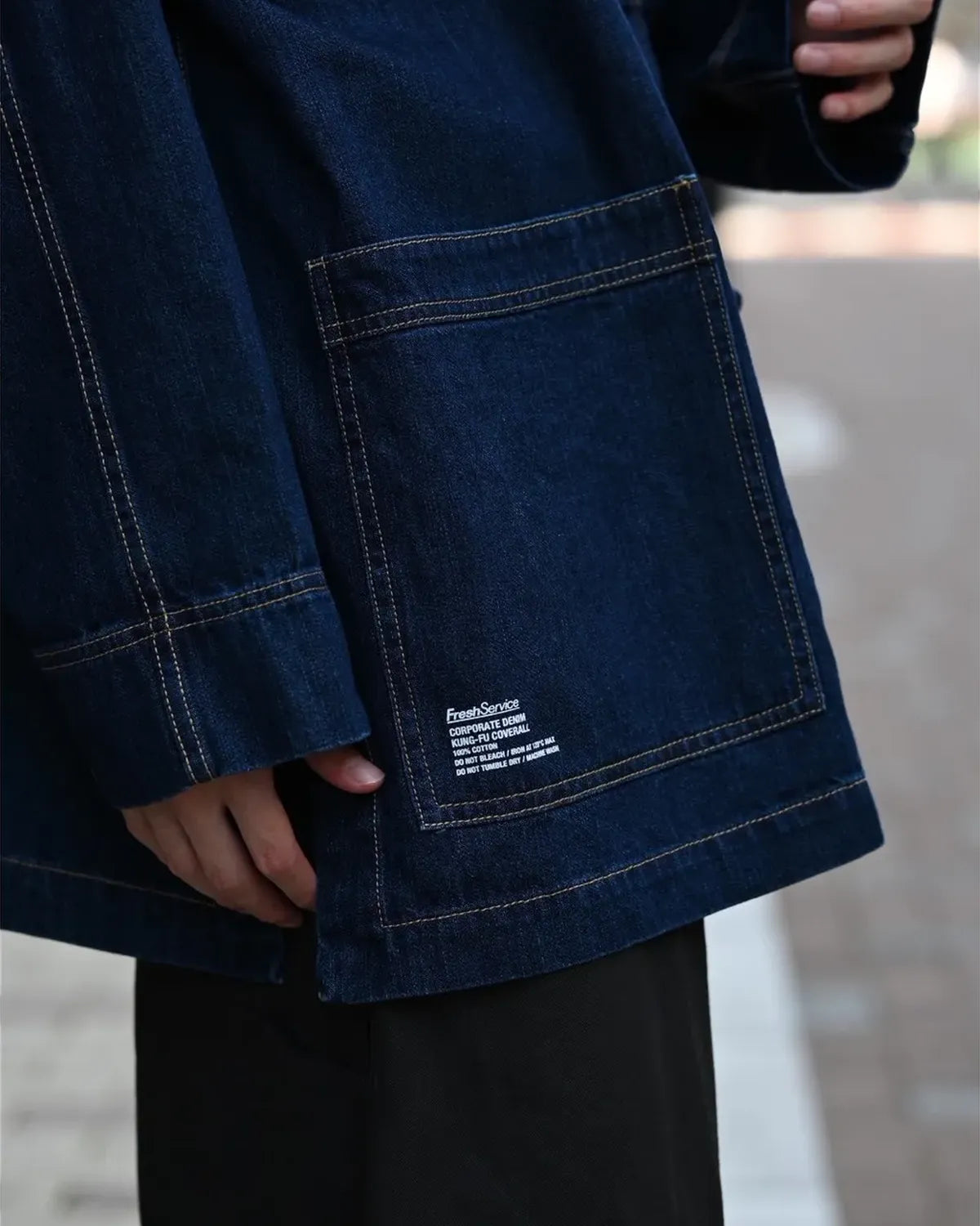 FreshService / CORPORATE DENIM KUNG-FU COVERALL (FSC253-20094OB)