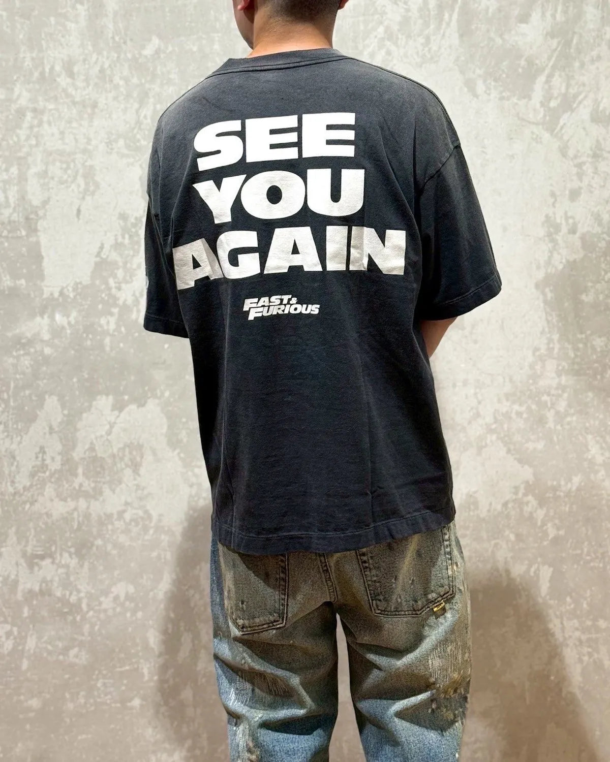 ©︎SAINT Mxxxxxx × FAST & FURIOUS / FF_SS TEE - FURIOUS 7 (SM-HR1-0000-C74)
