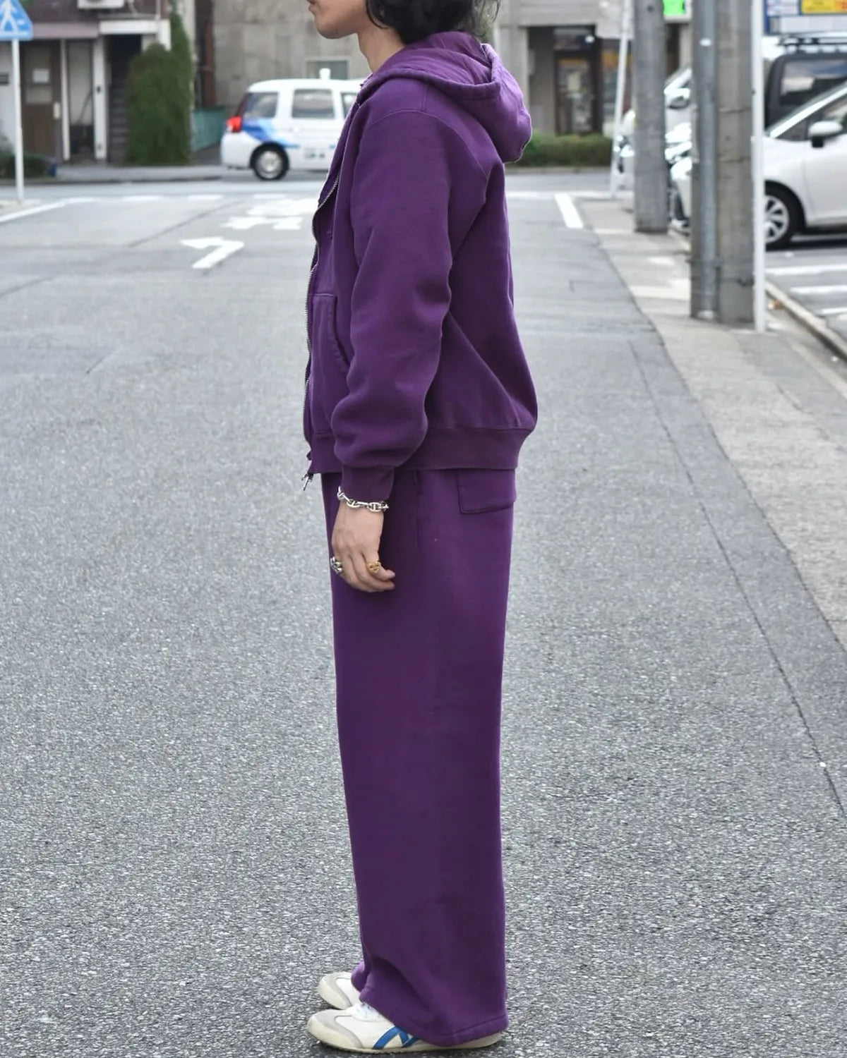 PHEENY / Athletic fleece zip up hoodie "BOYS" (PA25-CS02)