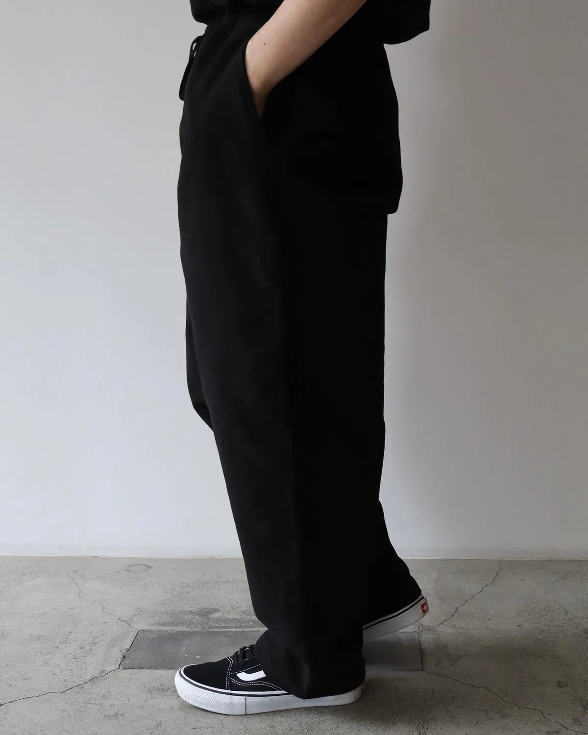 COMOLI / モールスキン ドローストリングパンツ (C03-03021)