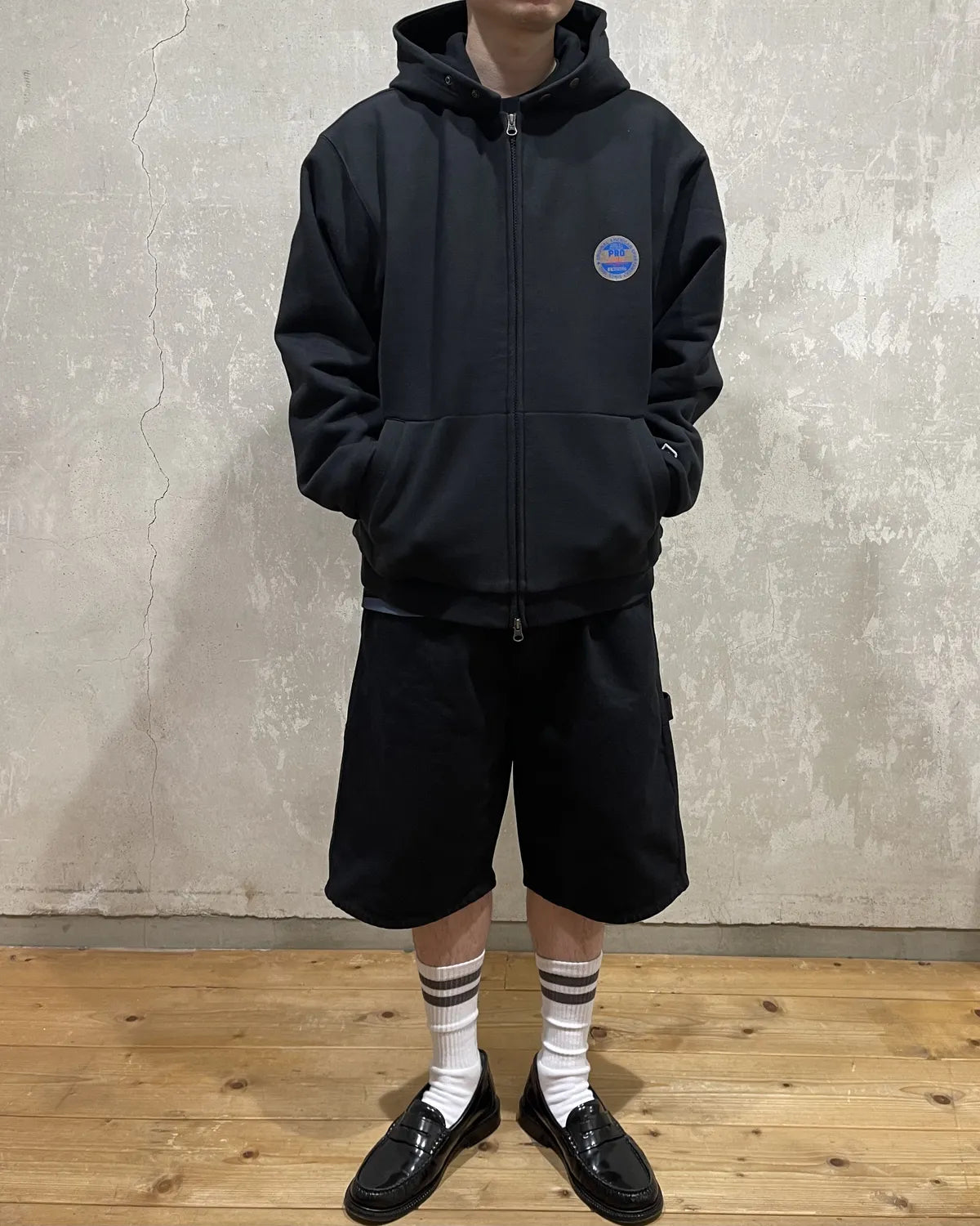 RUSSELL ATHLETIC × BerBerJin / Pro Cotton™ Double Face Zip Hoodie (111261-055)