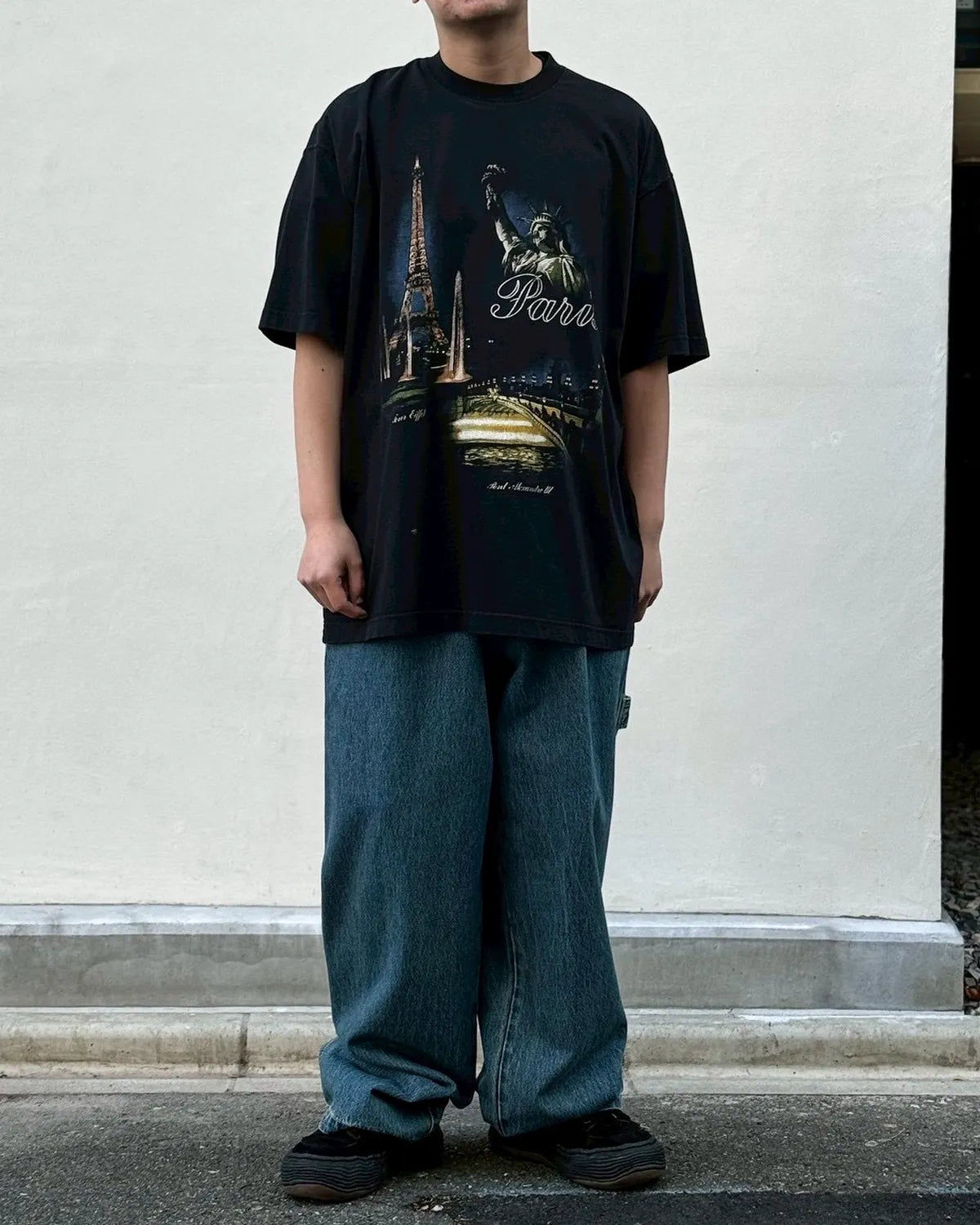 VETEMENTS / PARIS TOURIST T-SHIRT (ME76TR244B)