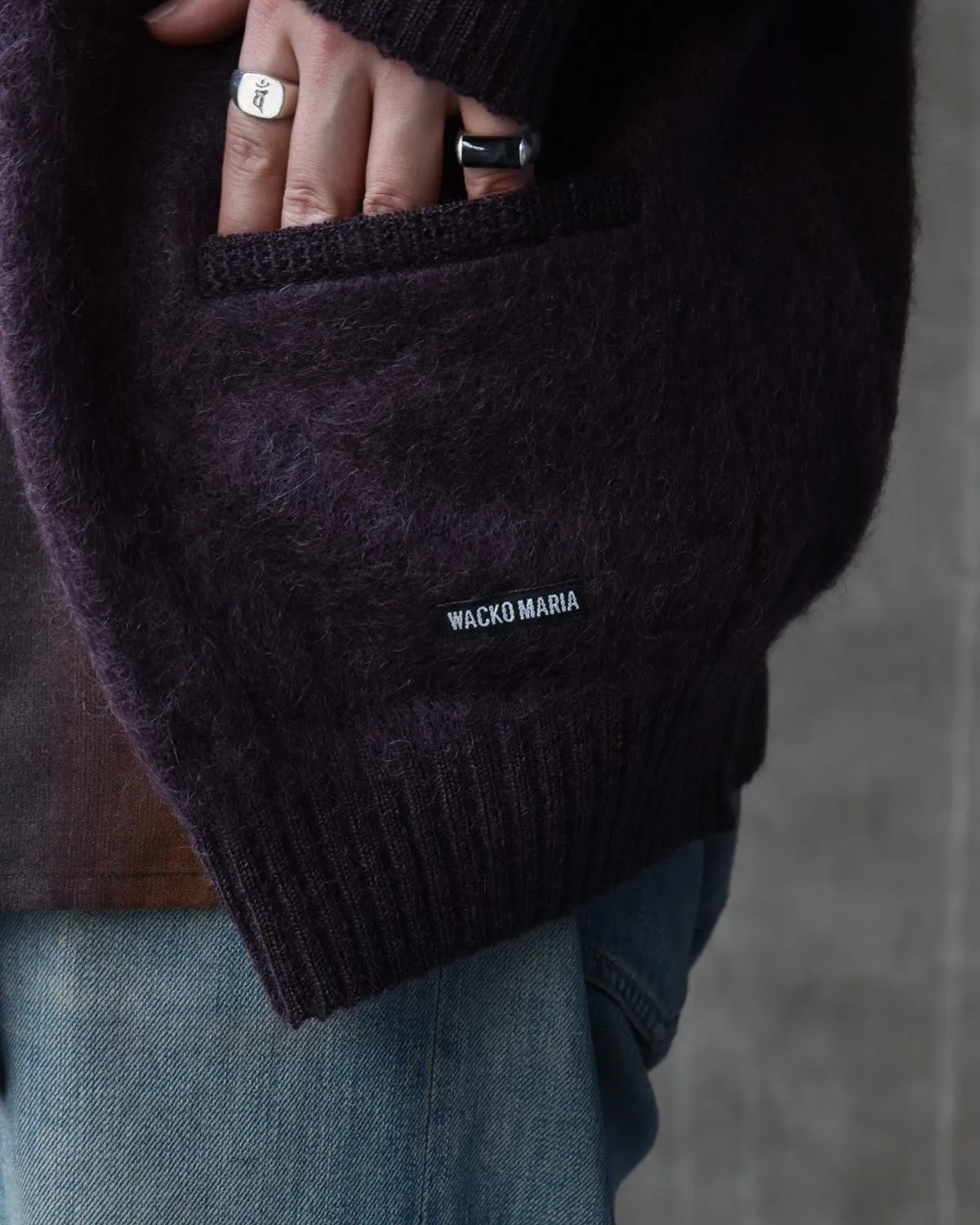 WACKO MARIA / MOHAIR CARDIGAN (25FW-WMK-KN20)