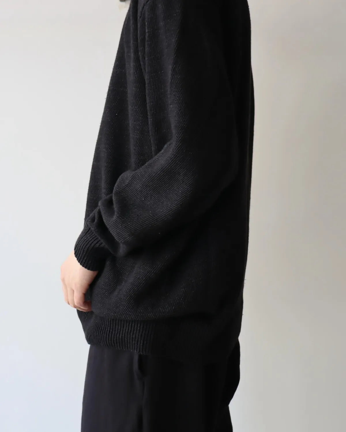 COMOLI / 8G クルーネックニット (D01-06007)