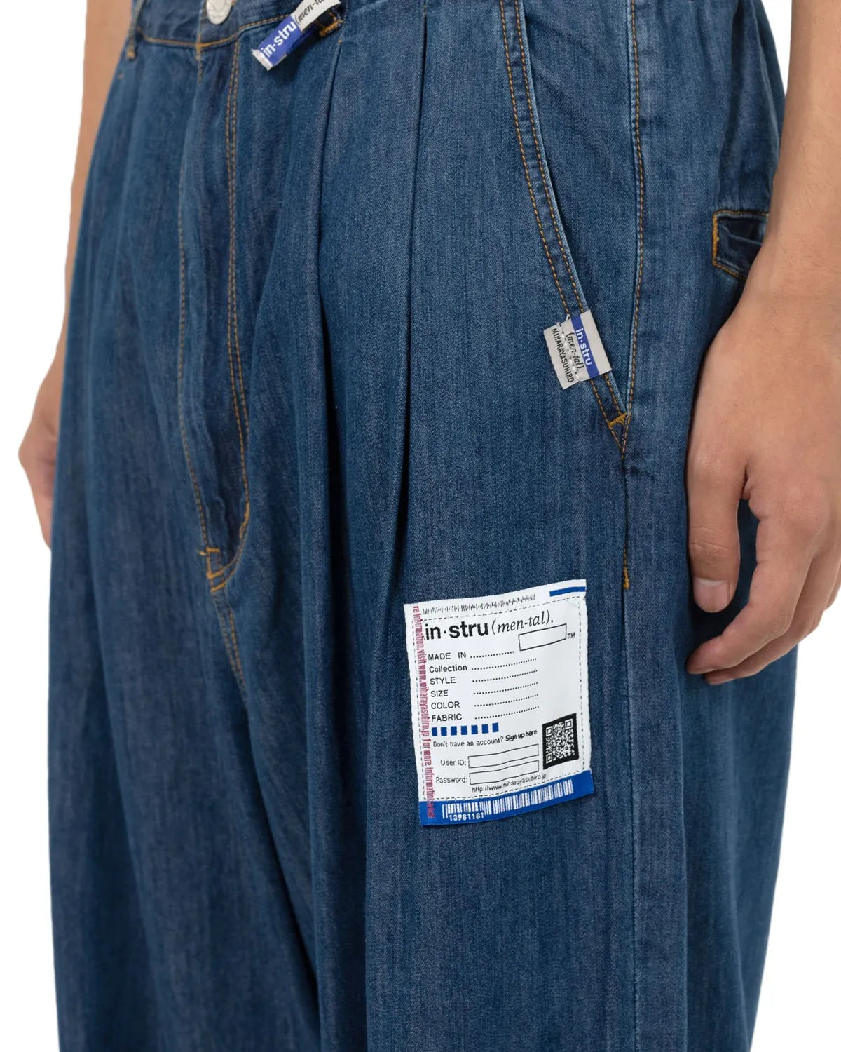 Maison MIHARA YASUHIRO / CO/TE Denim TAPERED Pants (I12PT005)