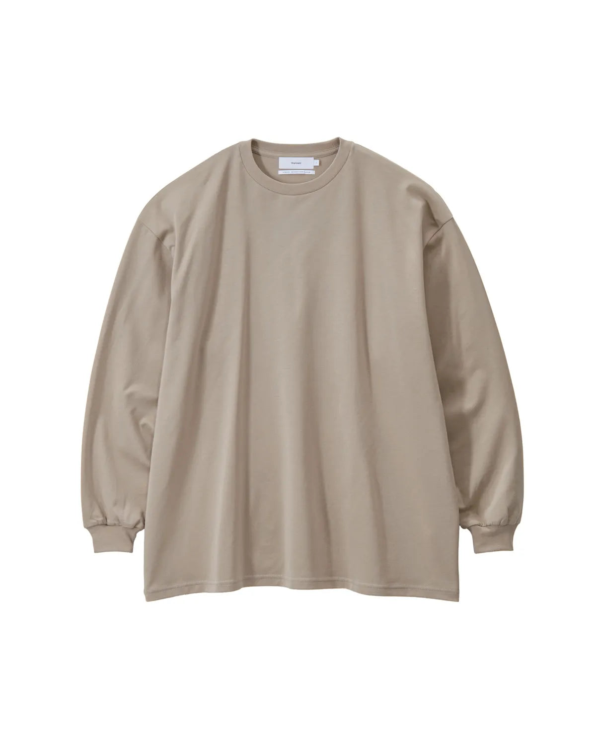 Graphpaper / Brushed Mockrody Crew Neck L/S Tee (GM253-70423)