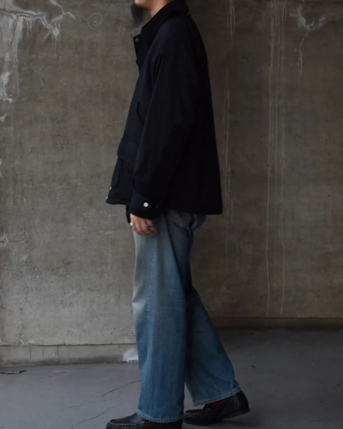 NONNATIVE / HUNTER JACKET WOOL TWILL WITH WINDSTOPPER® (NN-J4711)