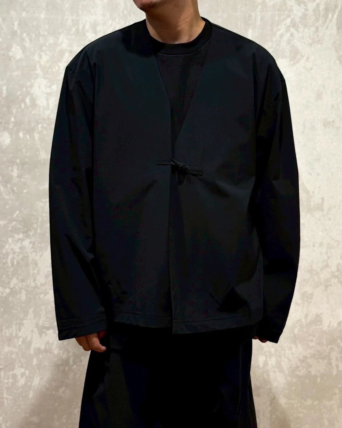 MENDRILL × N.HOOLYWOOD COMPILE / Mendrill Collarless Jacket (MD15BL03)