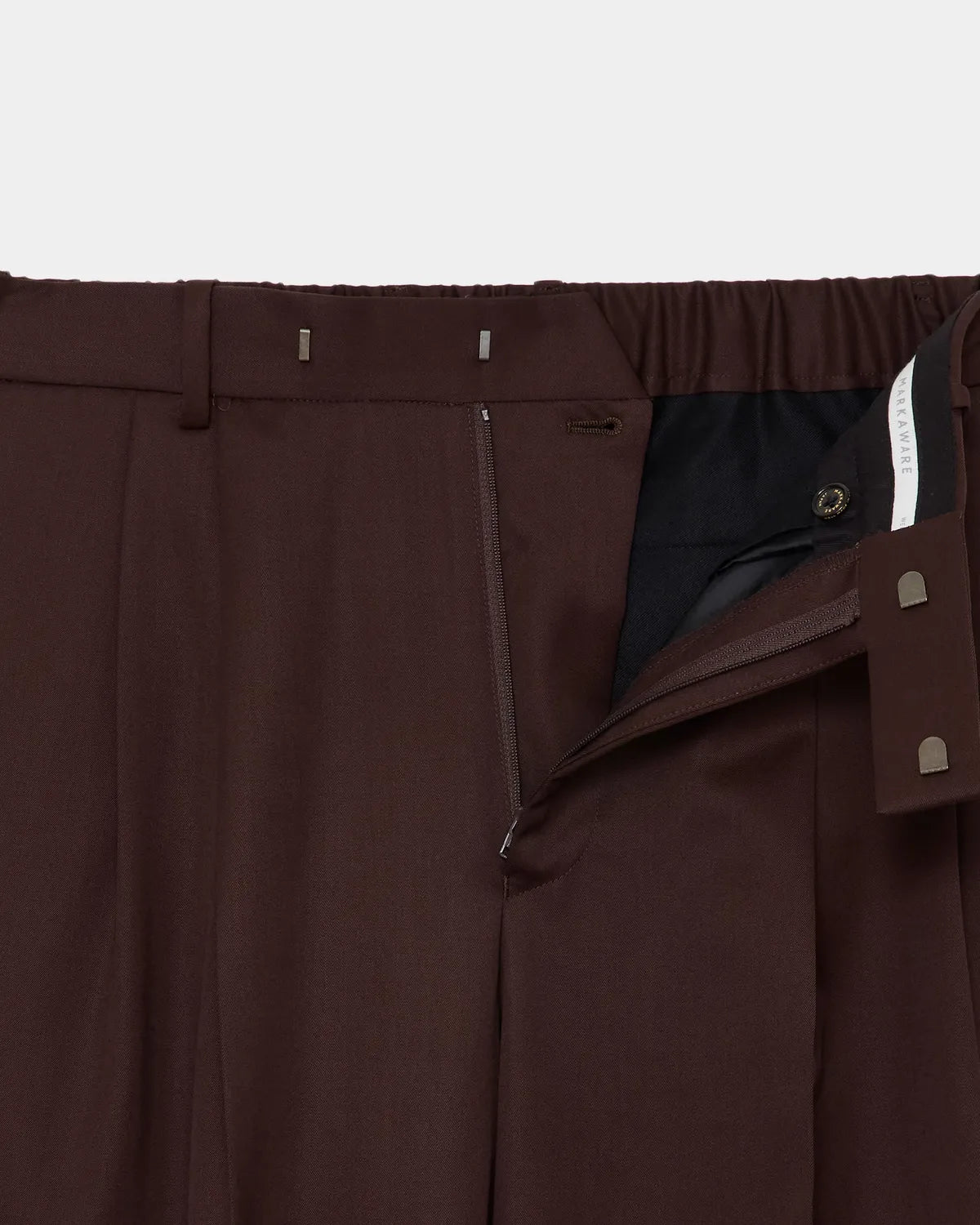 MARKAWARE / Organic Wool 2/80 Gabardine Double Pleated Classic Wide Trousers (A25C01PT01C)