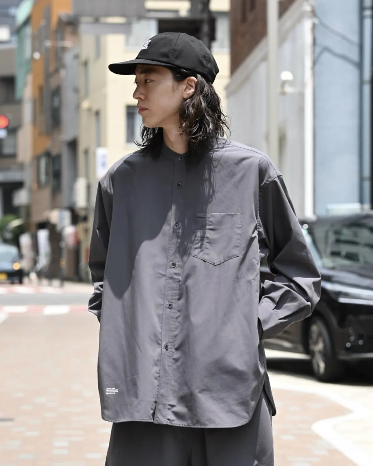 FreshService / SERVICE WORK BAND COLLAR SHIRT (FDS252-50114)
