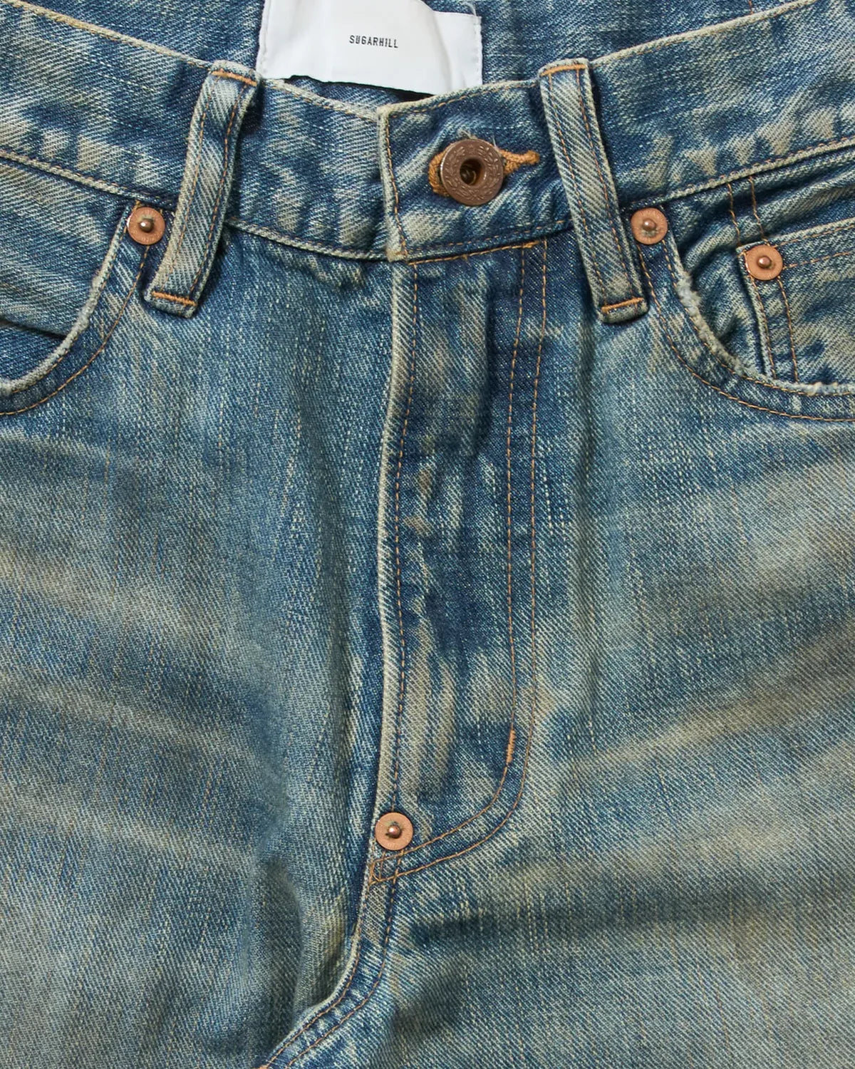 SUGARHILL / DESTRESSED MODERN DENIM FLARED CUT Regular price (26440432)