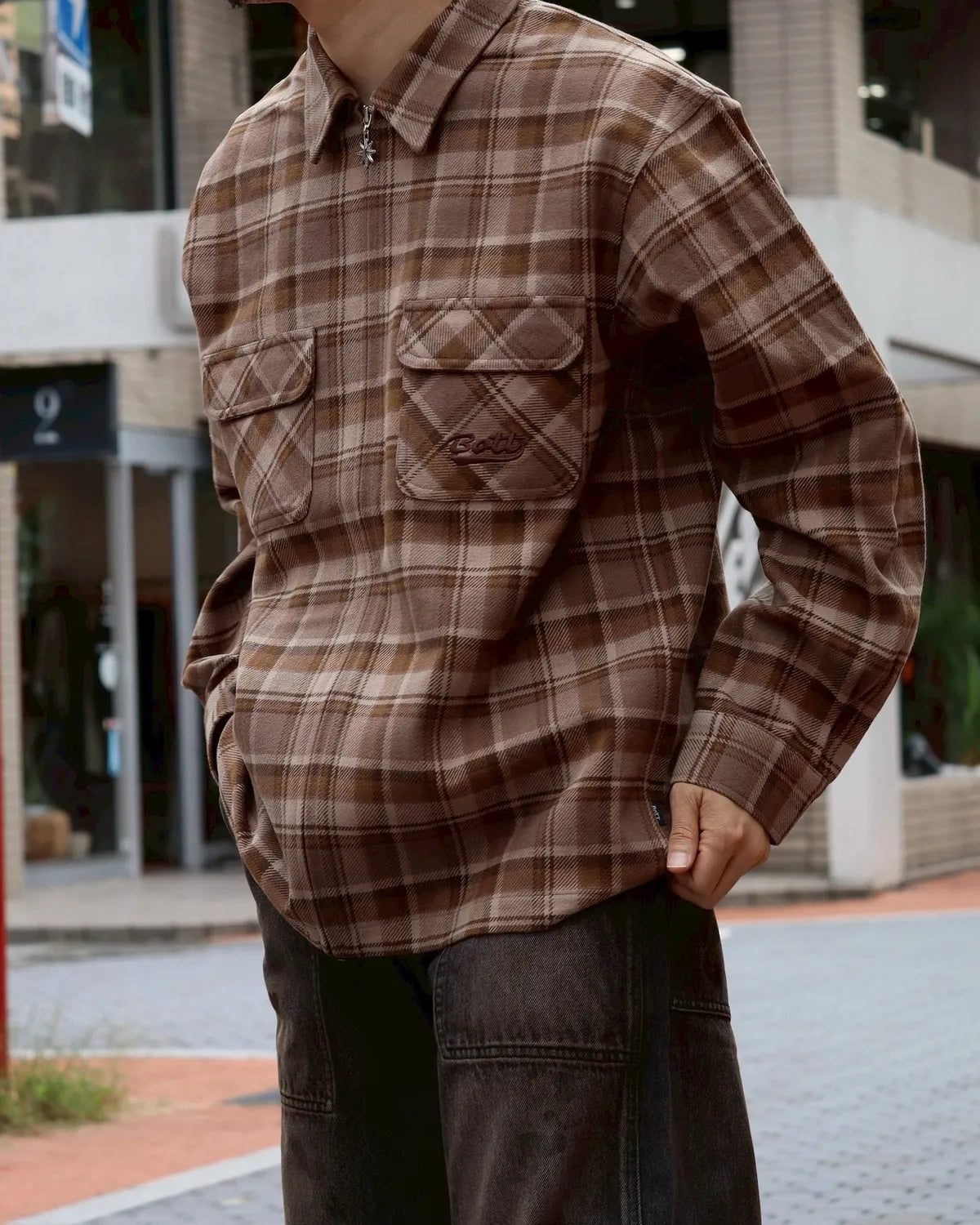 BoTT / Zip-Up Flannel Shirt