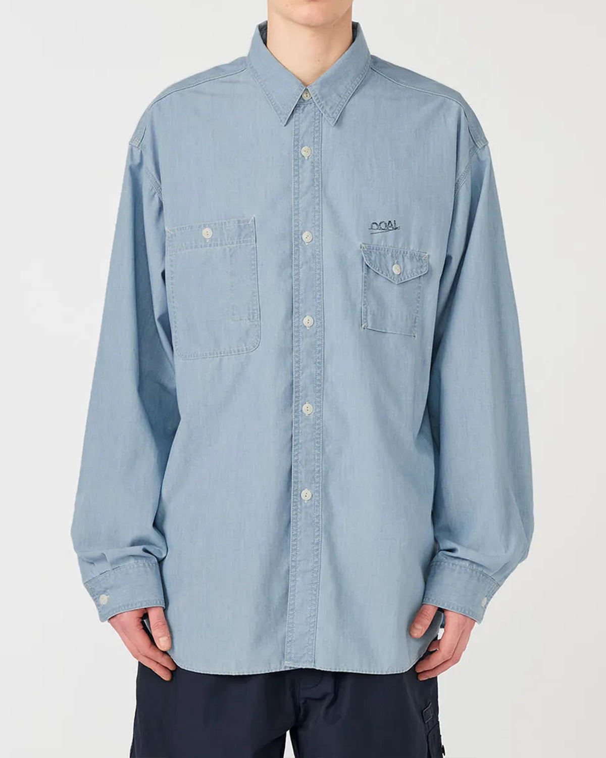 nanamica / Regular Collar Chambray Shirt (S26SG011)