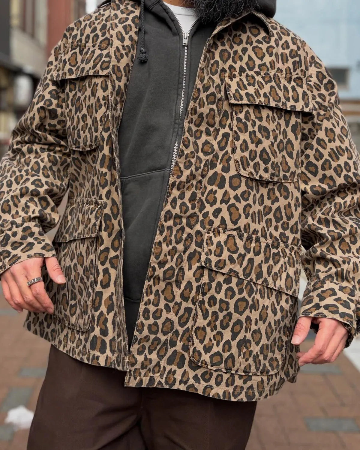 WACKO MARIA / LEOPARD FATIGUE JACKET -TYPE1- (26SSE-WMO-ML03)