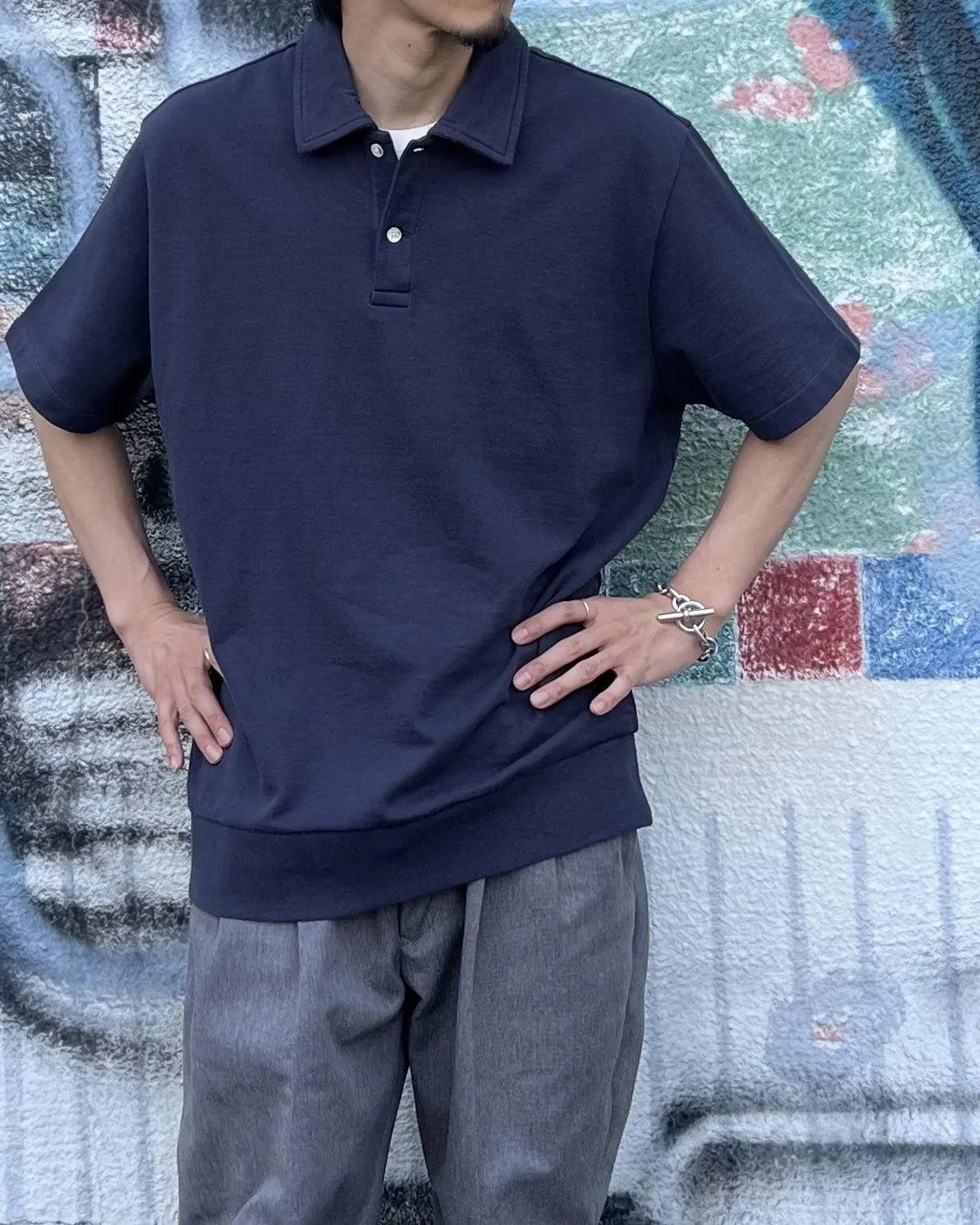 SEQUEL / SWEAT POLO SHIRT (SQ-26SS-CS-05)