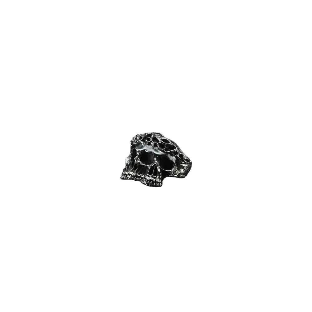 ANTIDOTE BUYERS CLUB / Engraved Calvary Skull Ring (RX-719-1)