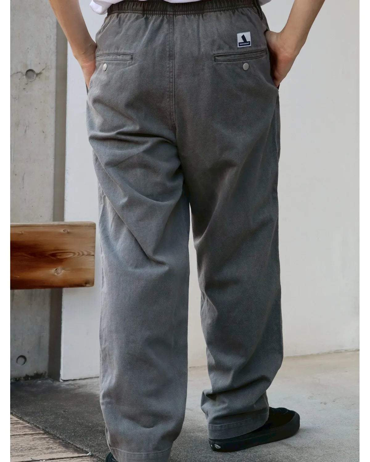 DESCENDANT / SHORE TWILL BEACH TROUSERS PIGMENT DYE (252TQDS-PTM03)