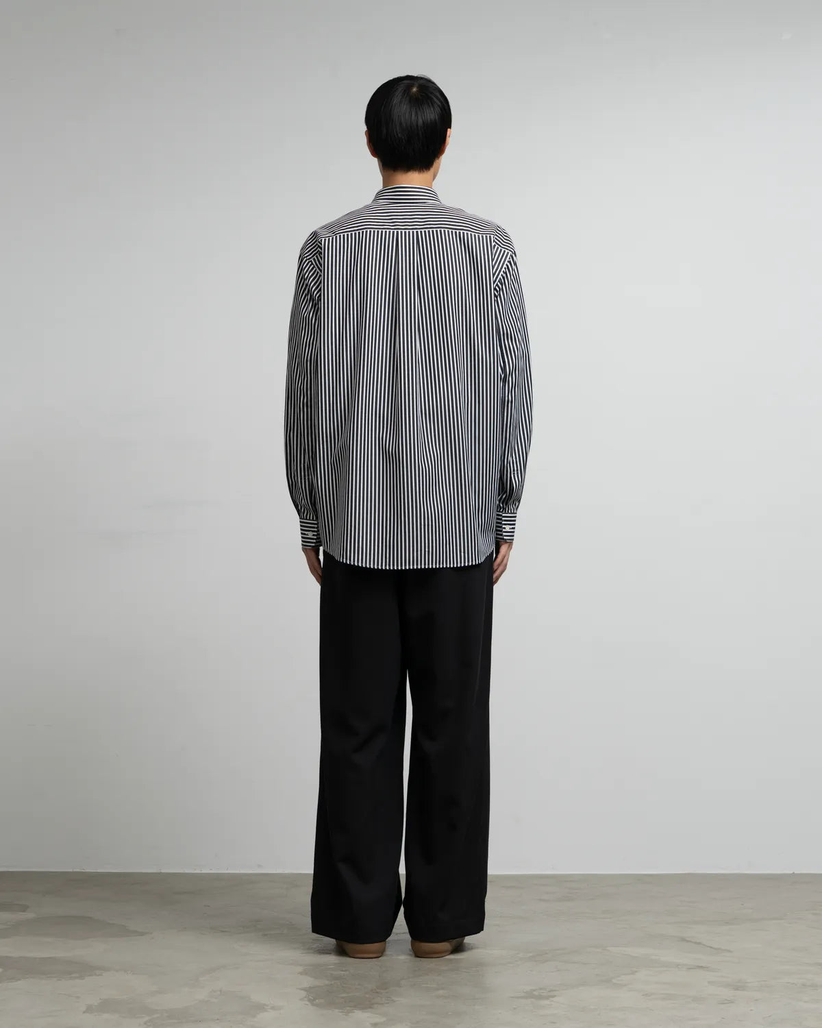 Graphpaper / High Count Regular Collar Round Cut Shirt (GM253-50032C)