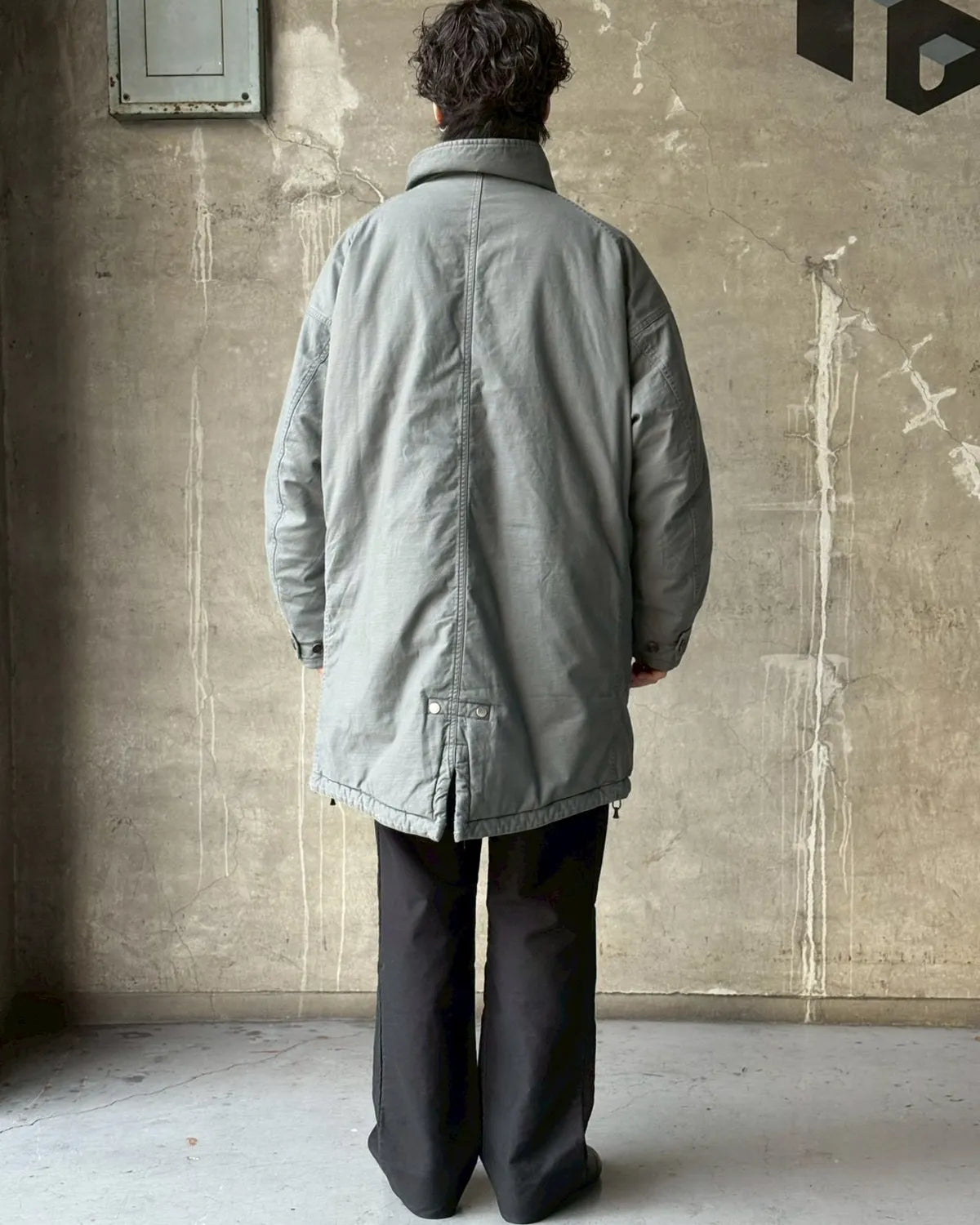NONNATIVE / TROOPER PUFF COAT COTTON BACKSATIN PIGMENT DYE WITH WINDSTOPPER® (NN-JU4707)