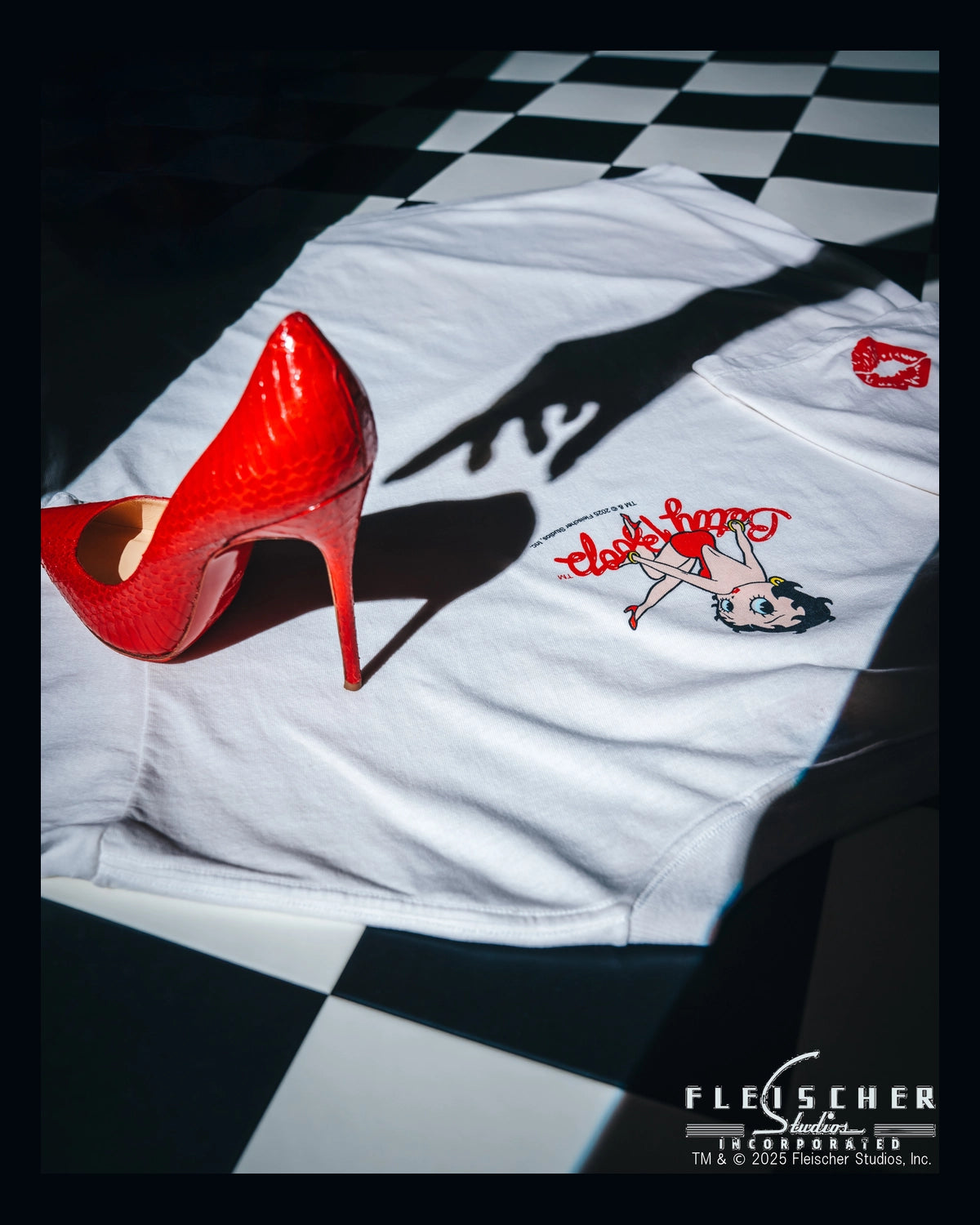 ©︎SAINT Mxxxxxx × Betty Boop / BTY_SS TEE-BETTY (SM-HR1-0000-C40)