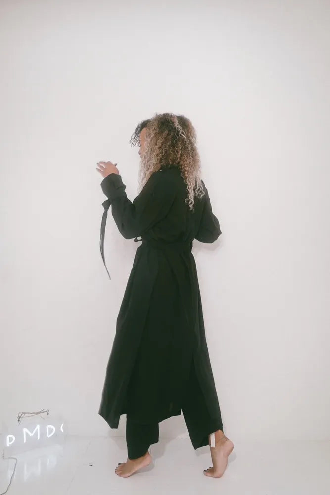 PASCAL MARIE DESMARAIS / ストックシルバーワンピ (KAHKI × BEIGE)