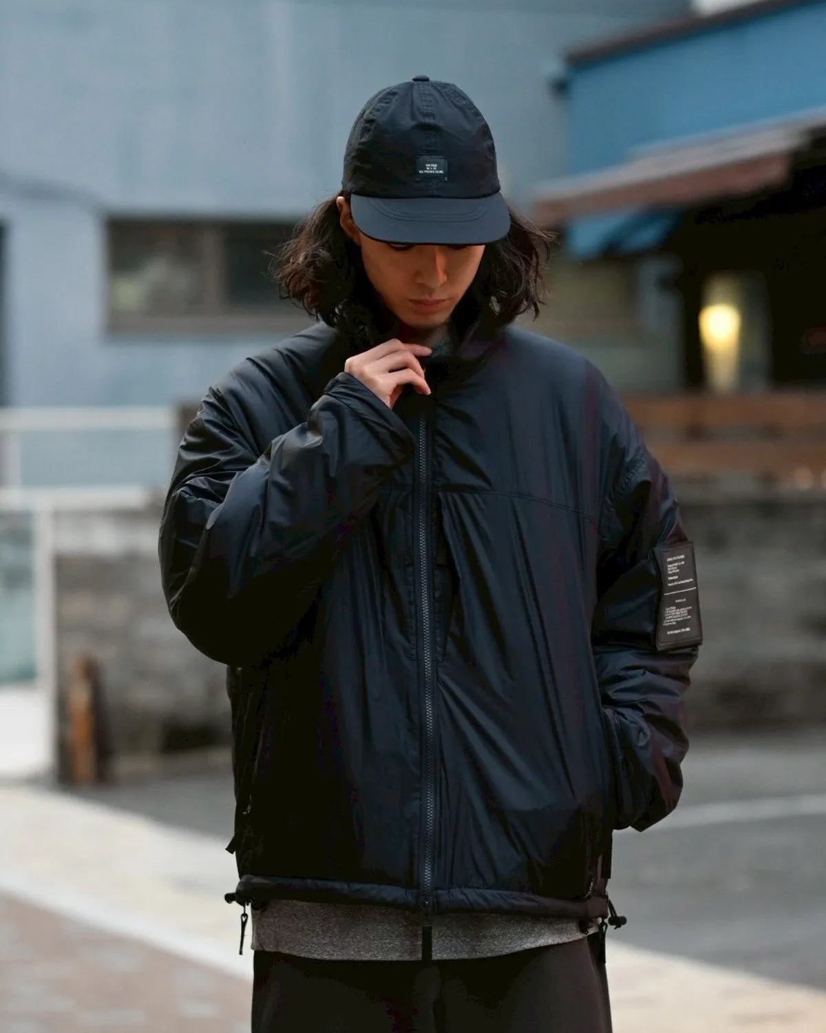 N.HOOLYWOOD TEST PRODUCT EXCHANGE SERVICE / REVERSIBLE OVERSHIRT (9252-BL01-003)