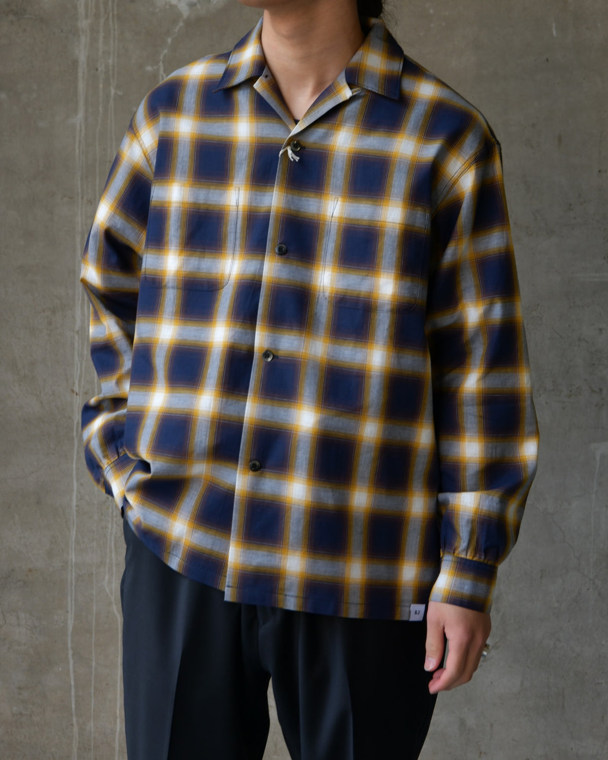 BEDWIN & THE HEARTBREAKERS / FIVE BROTER Ex. L/S CHECK SHIRT "VIN" (26SB1762)