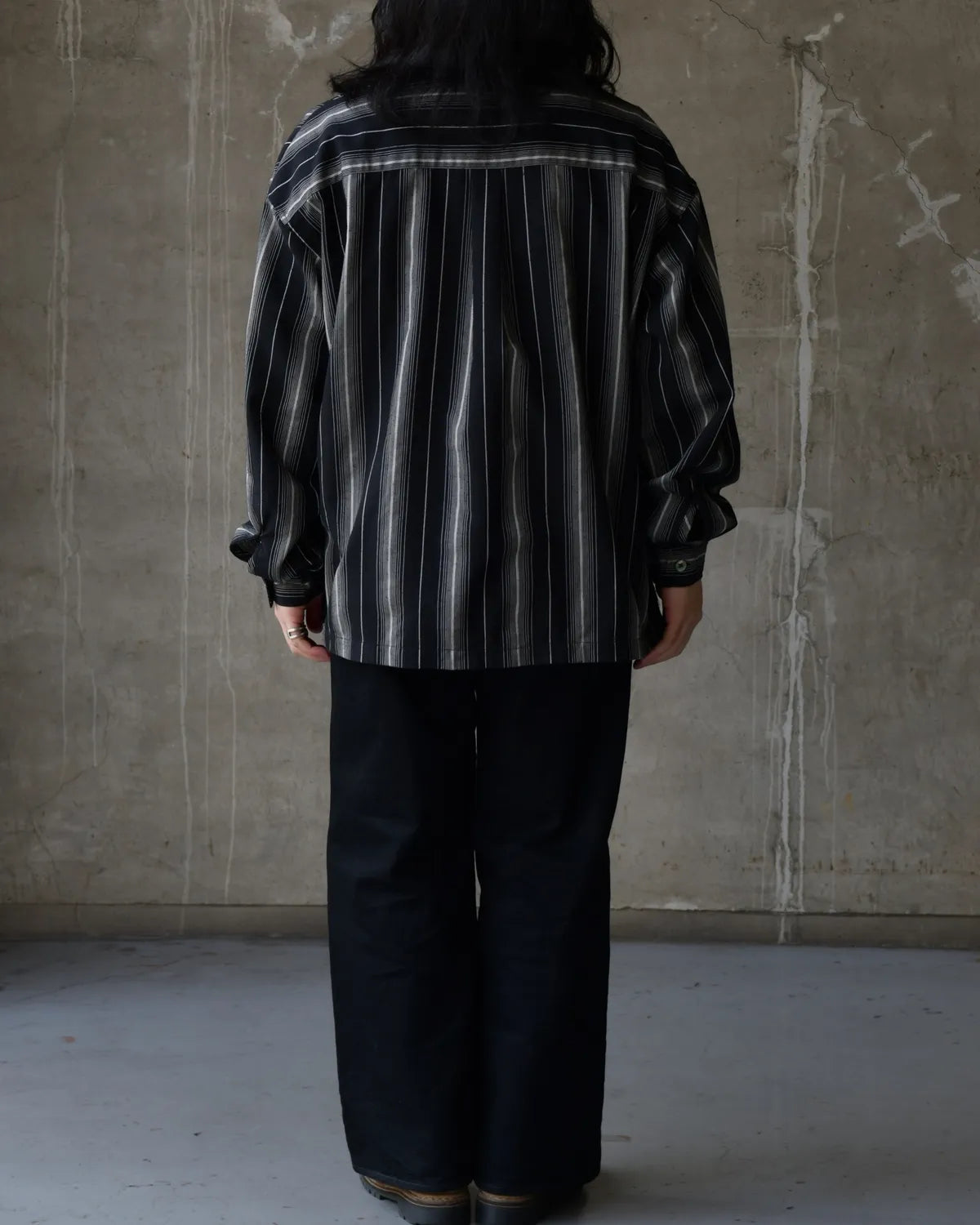 COOTIE PRODUCTIONS® / Dobby Chain Stripe L/S Cavana Shirt (CTE-26S413)