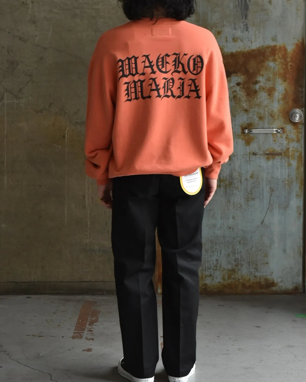 WACKO MARIA × DEATH ROW RECORDS / GARMENT DYED CREW NECK SWEAT SHIRT (DEATHROW-WM-SS03)