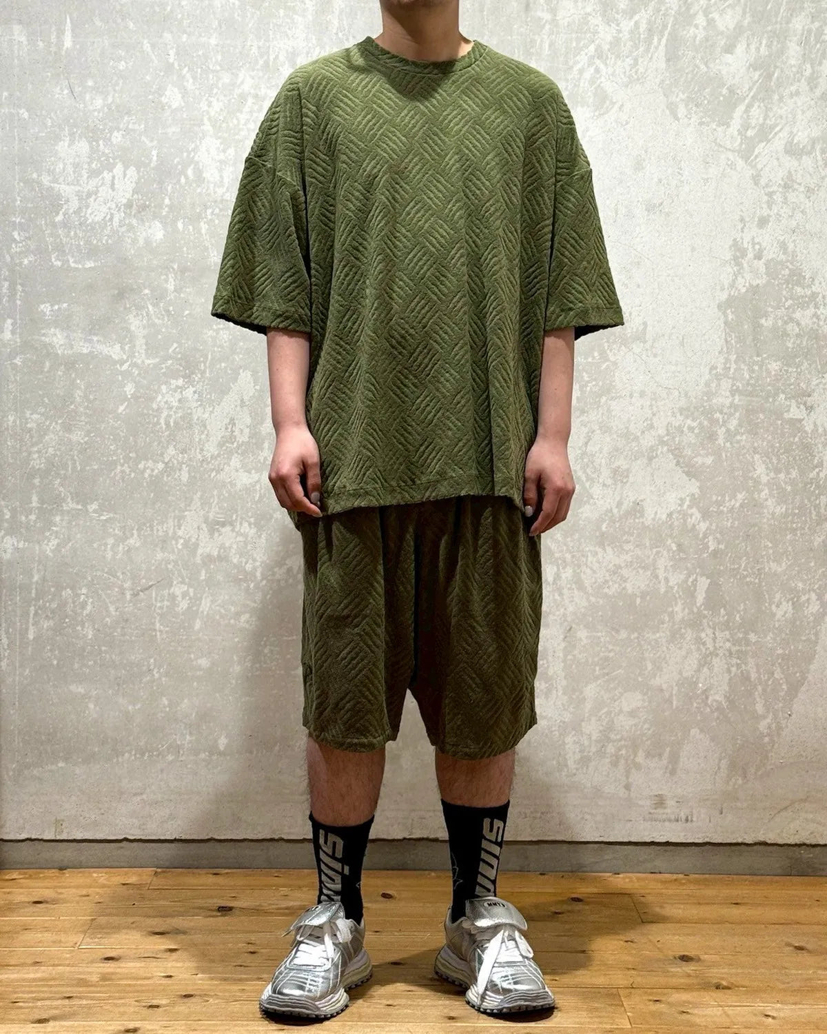 TIGHTBOOTH / CHECKER PLATE BIG SHORTS (00009088)