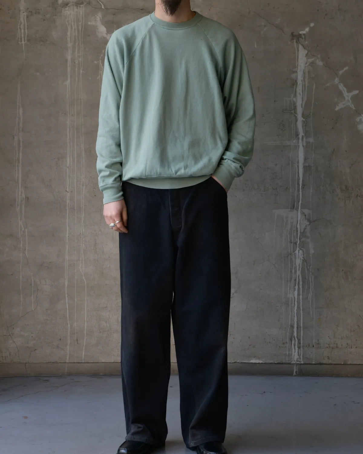 A.PRESSE / Vintage Light Weight Sweatshirt (26SAP-05-09)