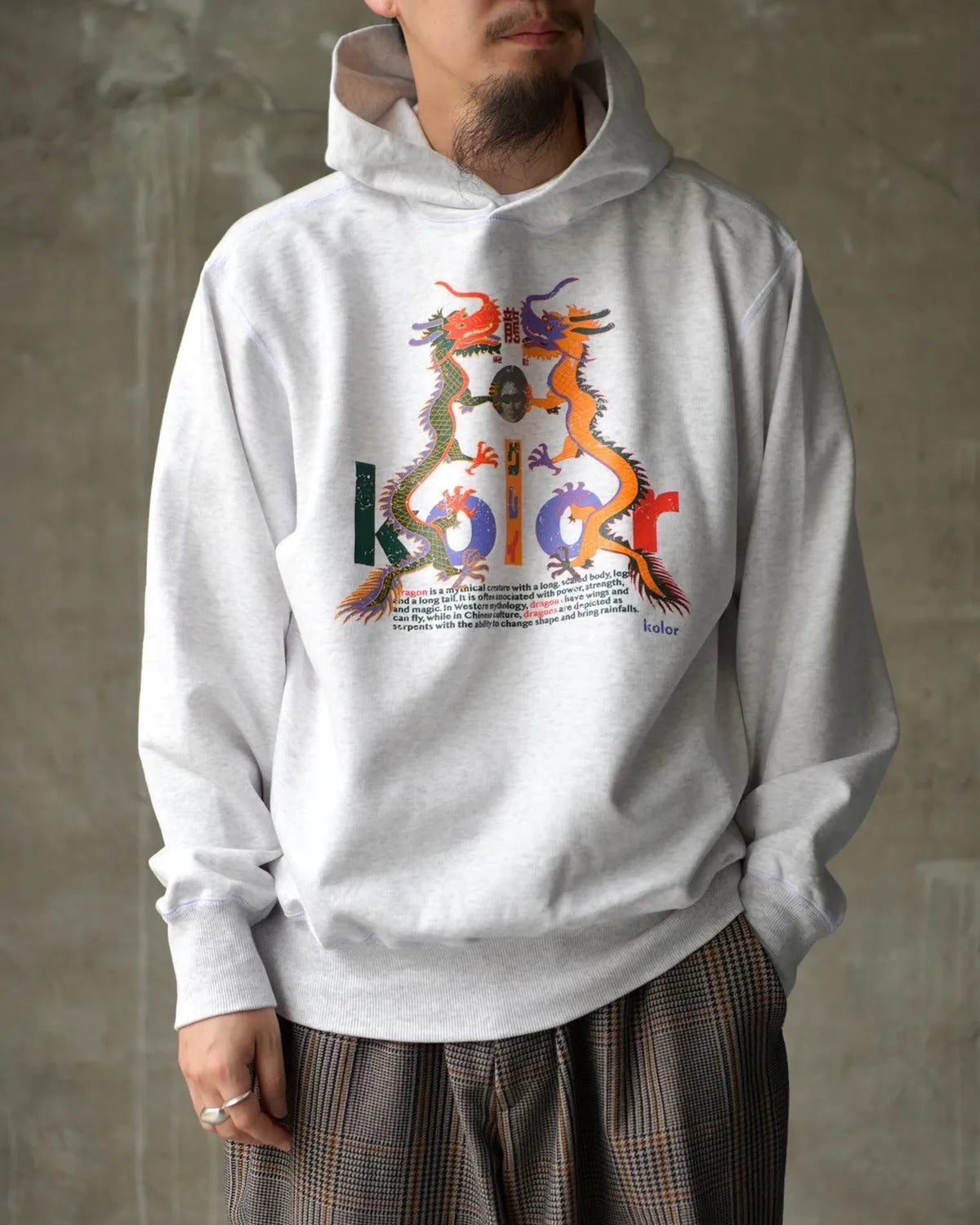 kolor / L/S SHIRT (25WMT08205)