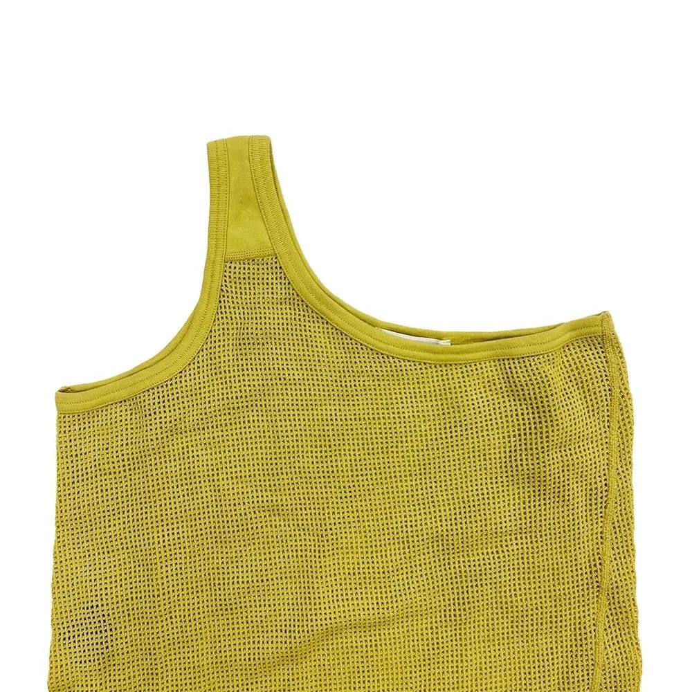 PHEENY / Basket mesh one sholder dress