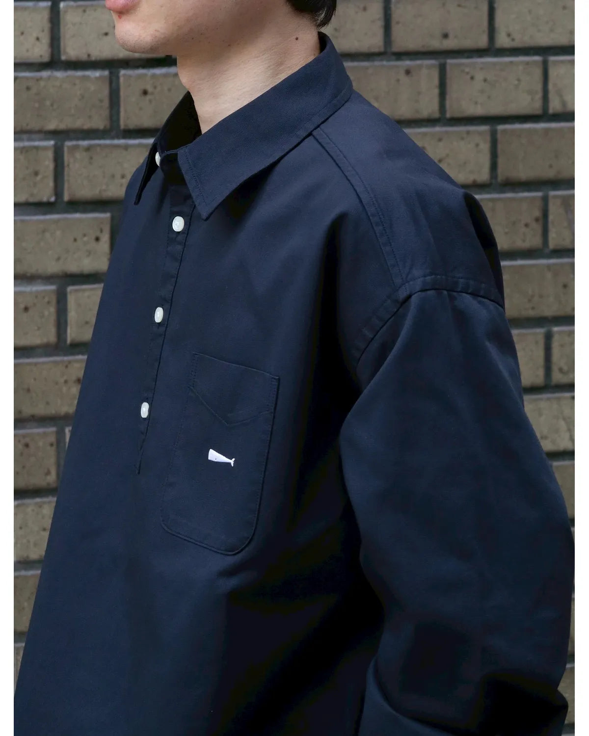DESCENDANT / VOIL PULLOVER LS SHIRT (252CPDS-SHM03)